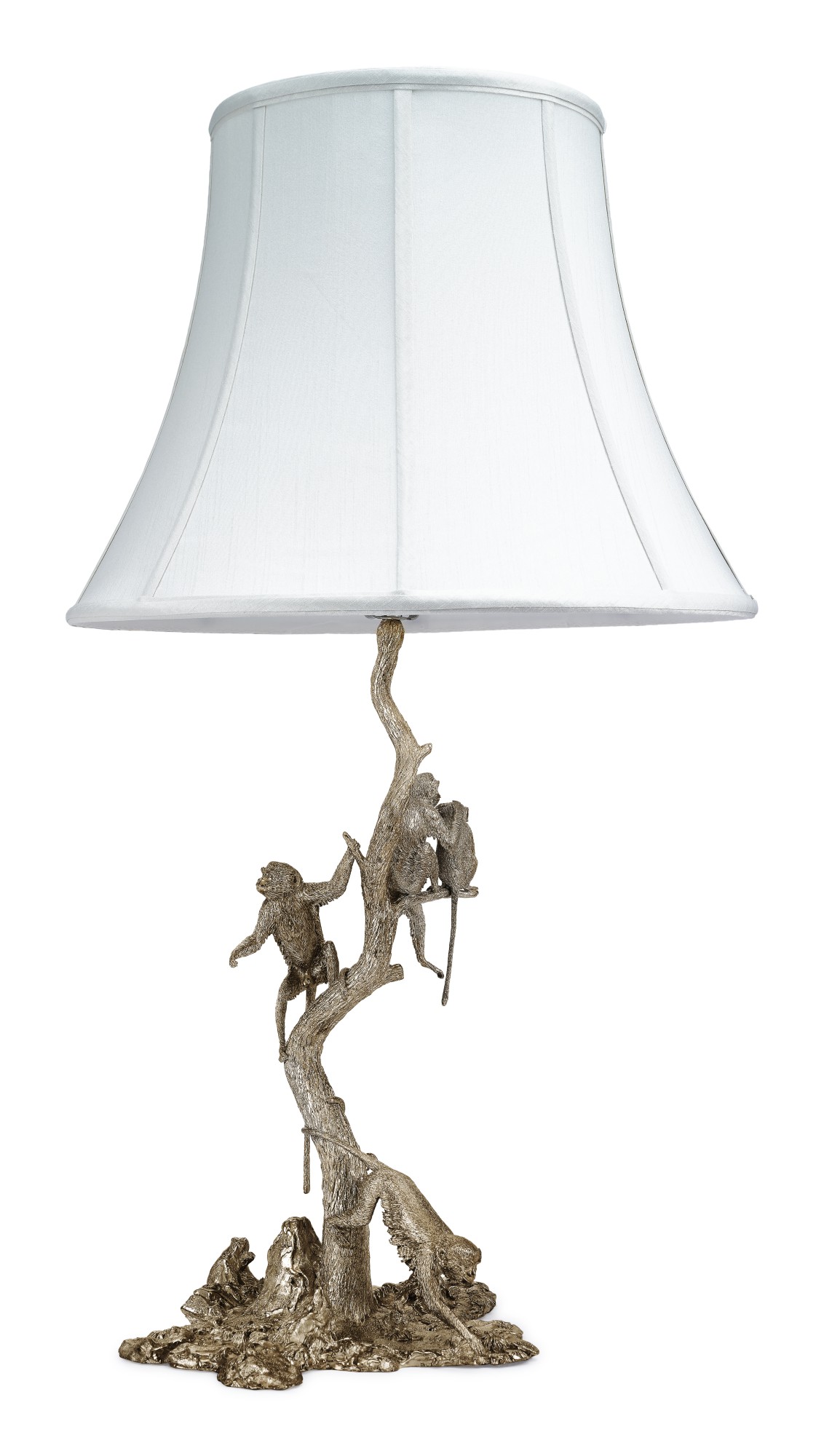 A Zimbabwean Silver Table Lamp, Patrick Mavros, Harare, 2000 Style