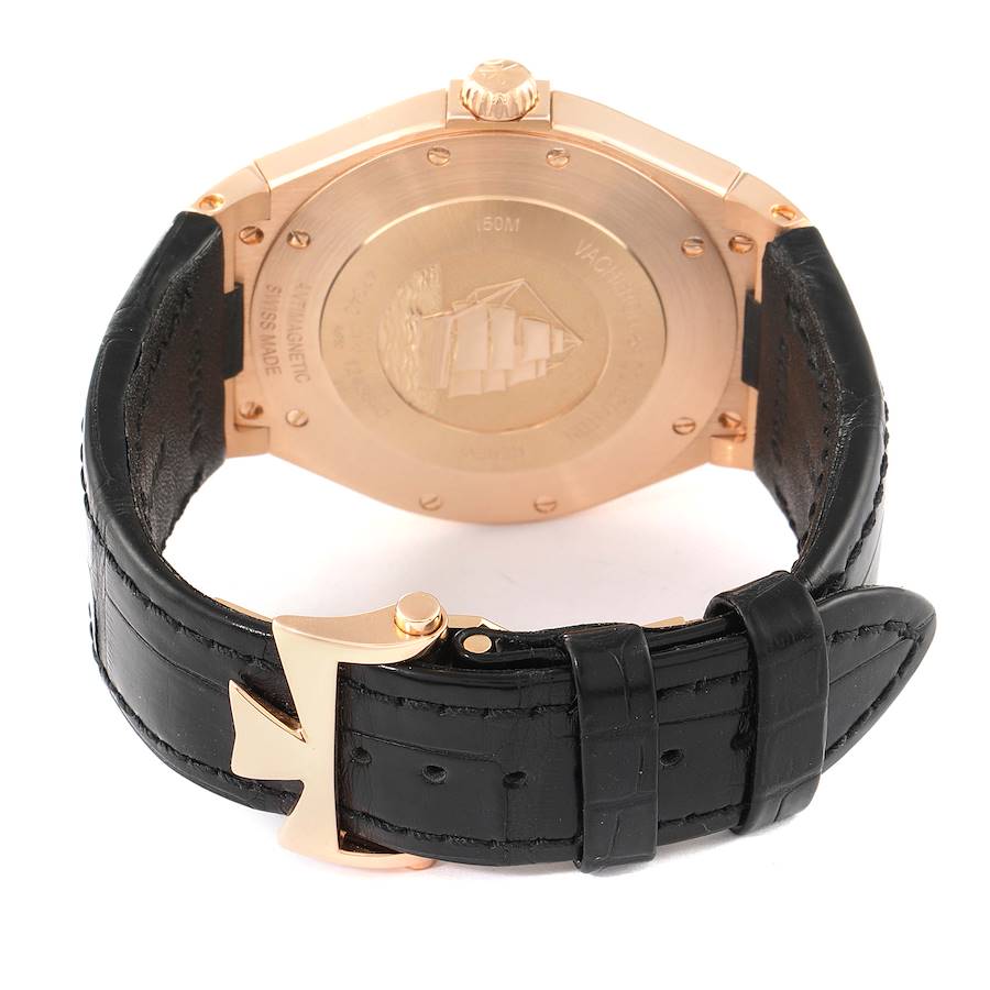 Vacheron Constantin Overseas (Reference 47040/000R-9666). A rose gold automatic wristwatch with date. 2014 - Image 6