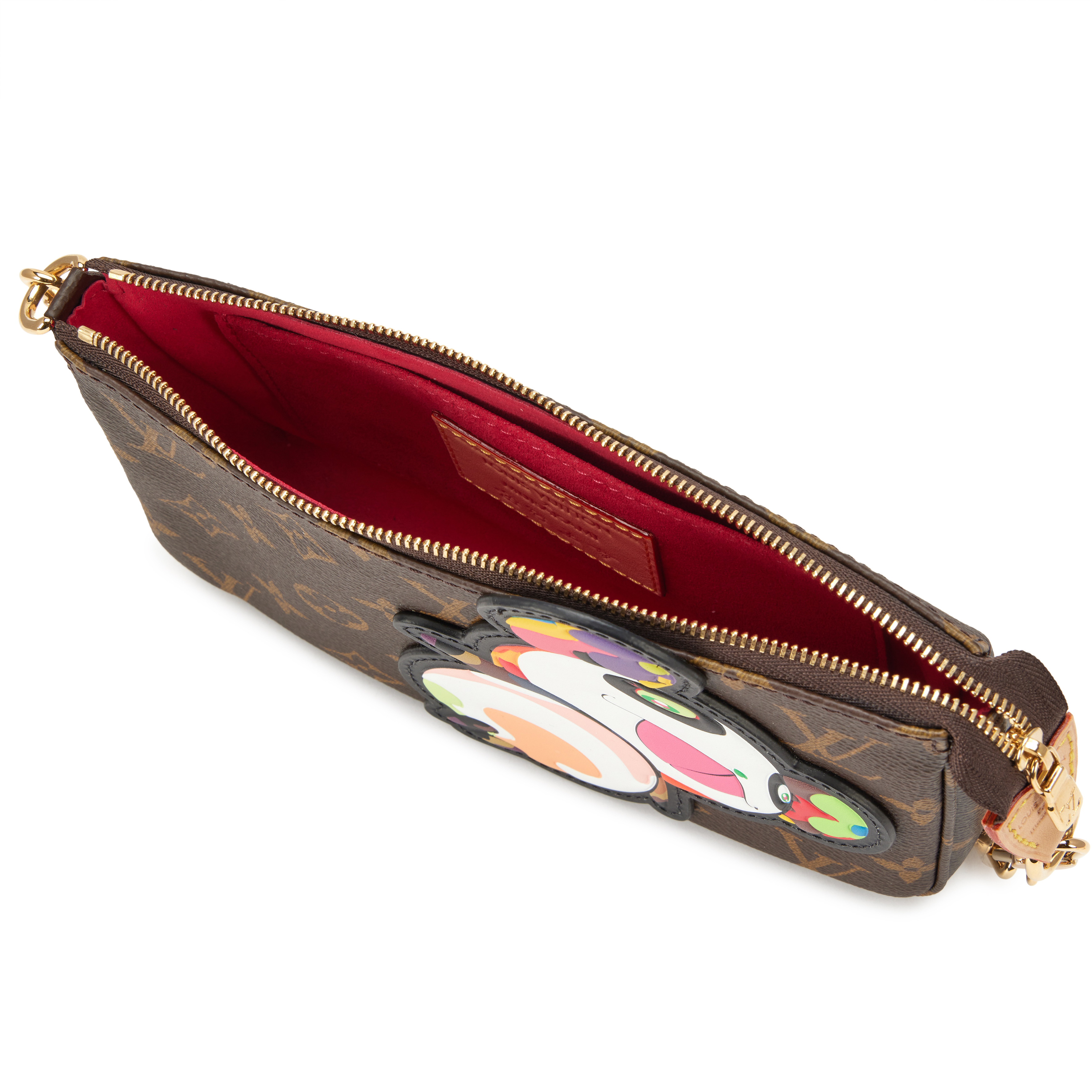 大幅値下げ新品LOUIS VUITTON×MURAKAMIレザータグ＆ショッパー Louis Vuitton x Takashi Murakami Monogram Cherry Blossom