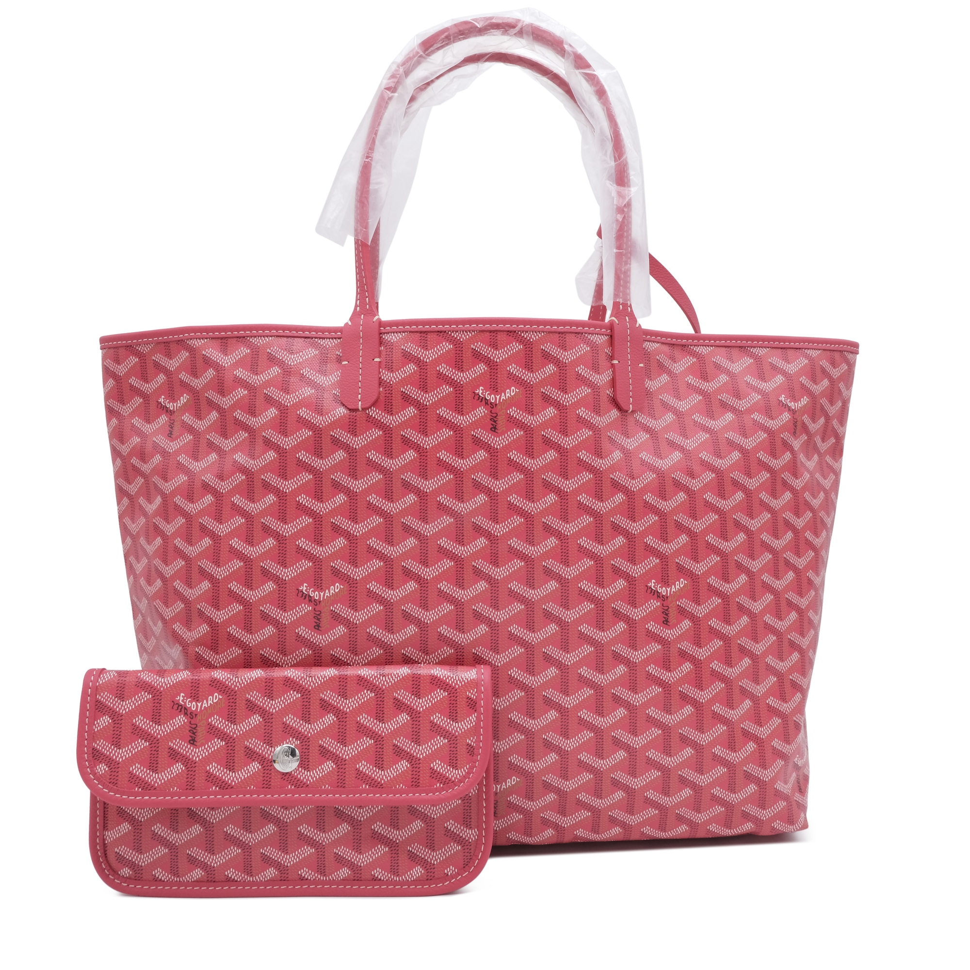 GOYARD ピンク ハンドバッグ ポーチ付き GOYARD ピンク ハンドバッグ ポーチ付き