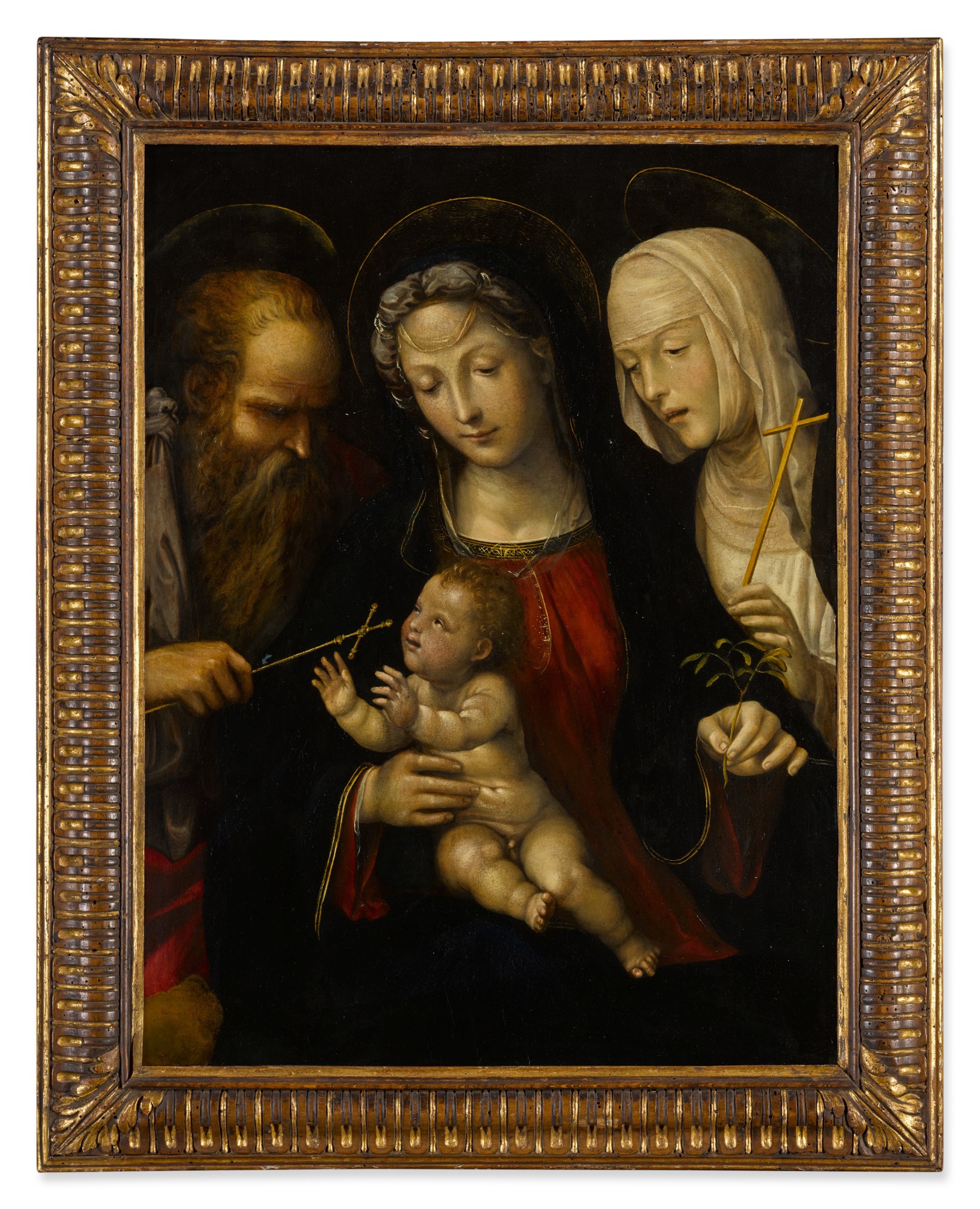 Madonna and Child with Saints Jerome and Catherine of Siena | Master ...