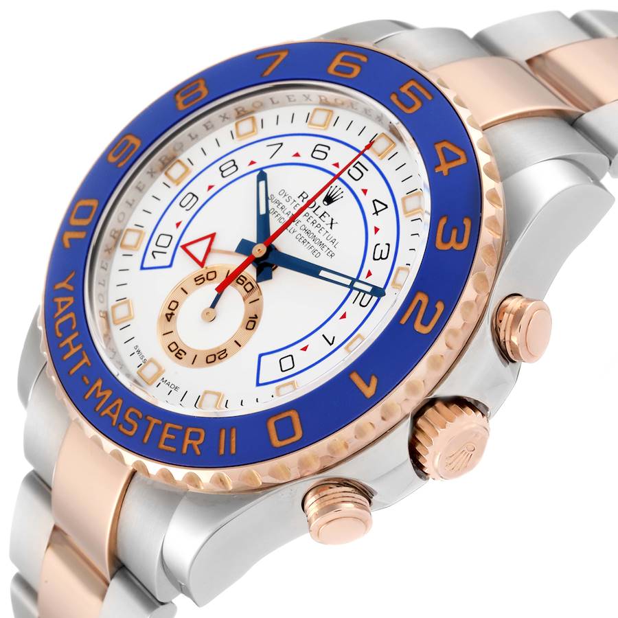 Rolex Yacht-Master II (Reference 116681). A rose gold and stainless steel automatic wristwatch with chronograph. 2012 - Image 5