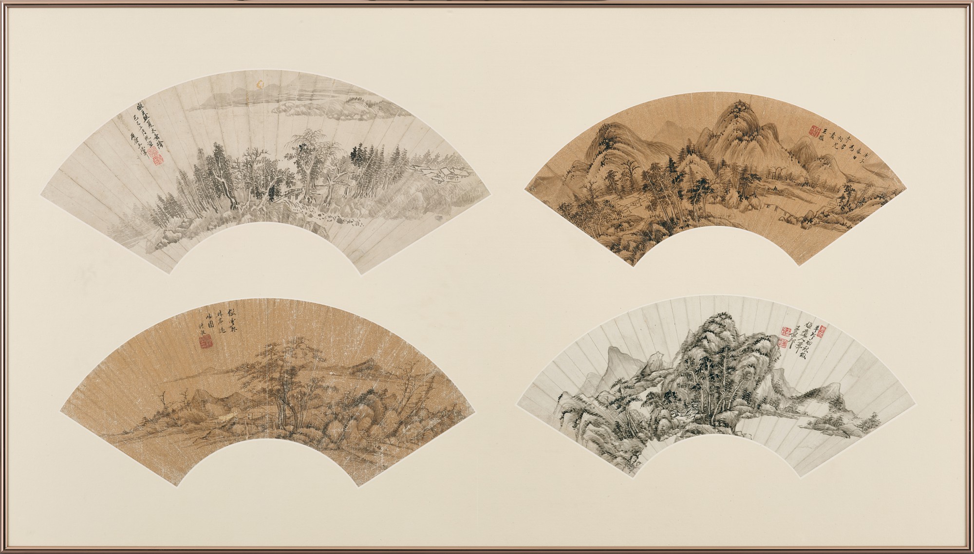 Wang Shimin; Wang Jian; Wang Hui; Wang Yuanqi 王時敏、王鑑、王翬、王原祁| Landscapes ...