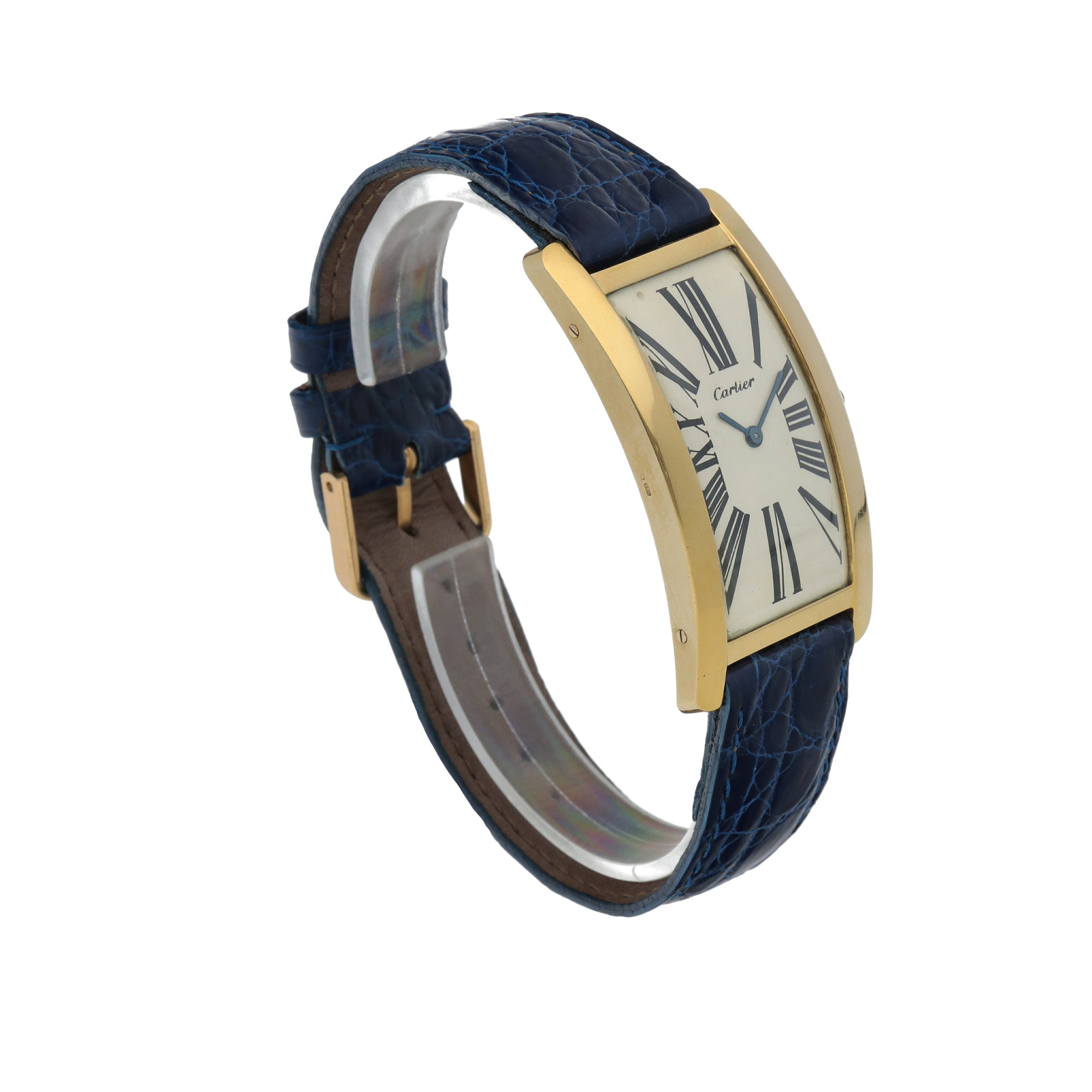 Tank Cintrée Yellow gold wristwatch Circa 1975 | 卡地亞 | 「Tank Cintrée