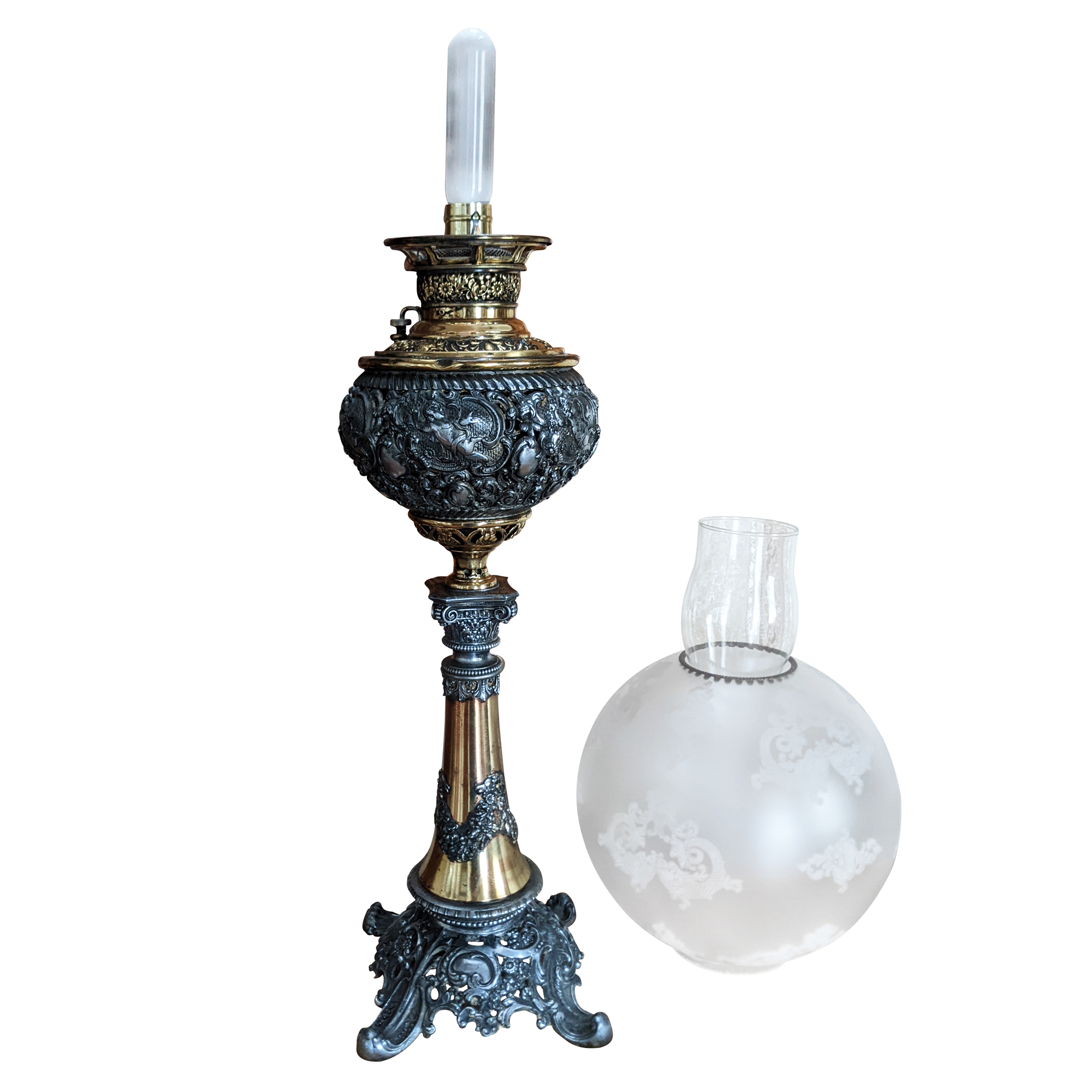 Edward Miller & Company Antique American Victorian Filigree Parlor
