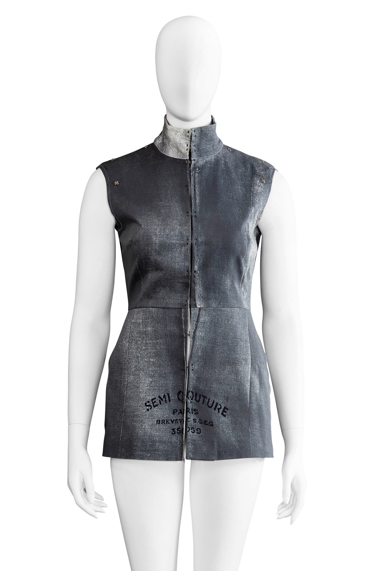 MARTIN MARGIELA 99AW 10 cotton Vintage Orizzonti Single 2B tailored jacket outer Dark navy 46