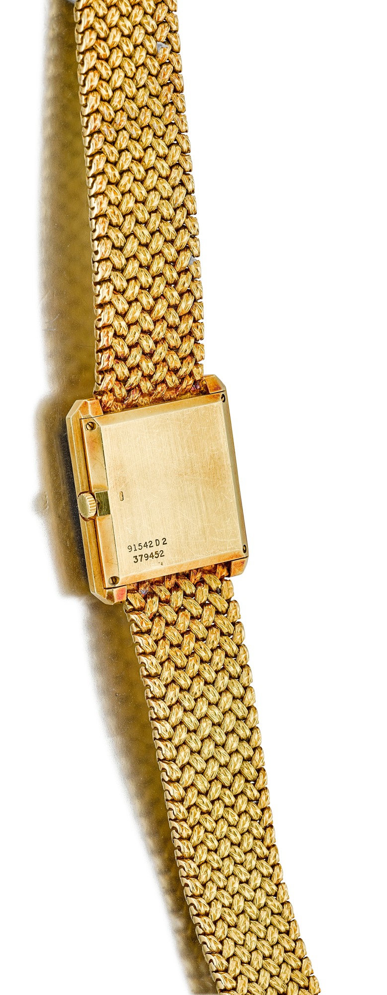 PIAGET REFERENCE 91542 D2, A YELLOW GOLD BRACELET WATCH WITH ONYX