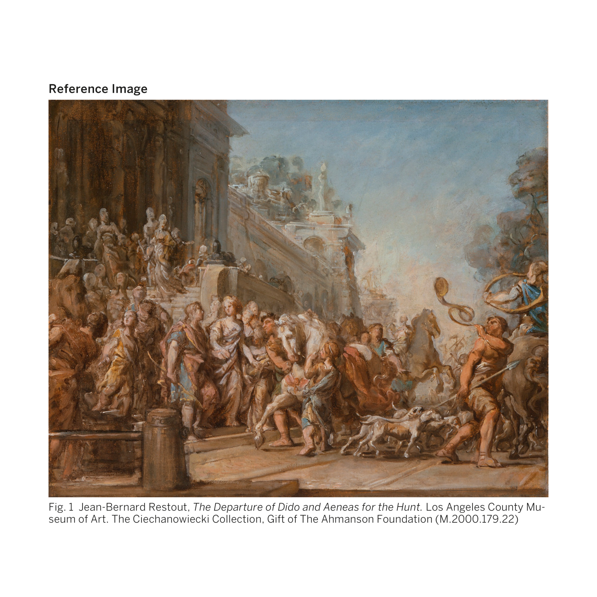 JEANBERNARD RESTOUT THE DEATH OF DIDO, A BOZZETTO Master Paintings