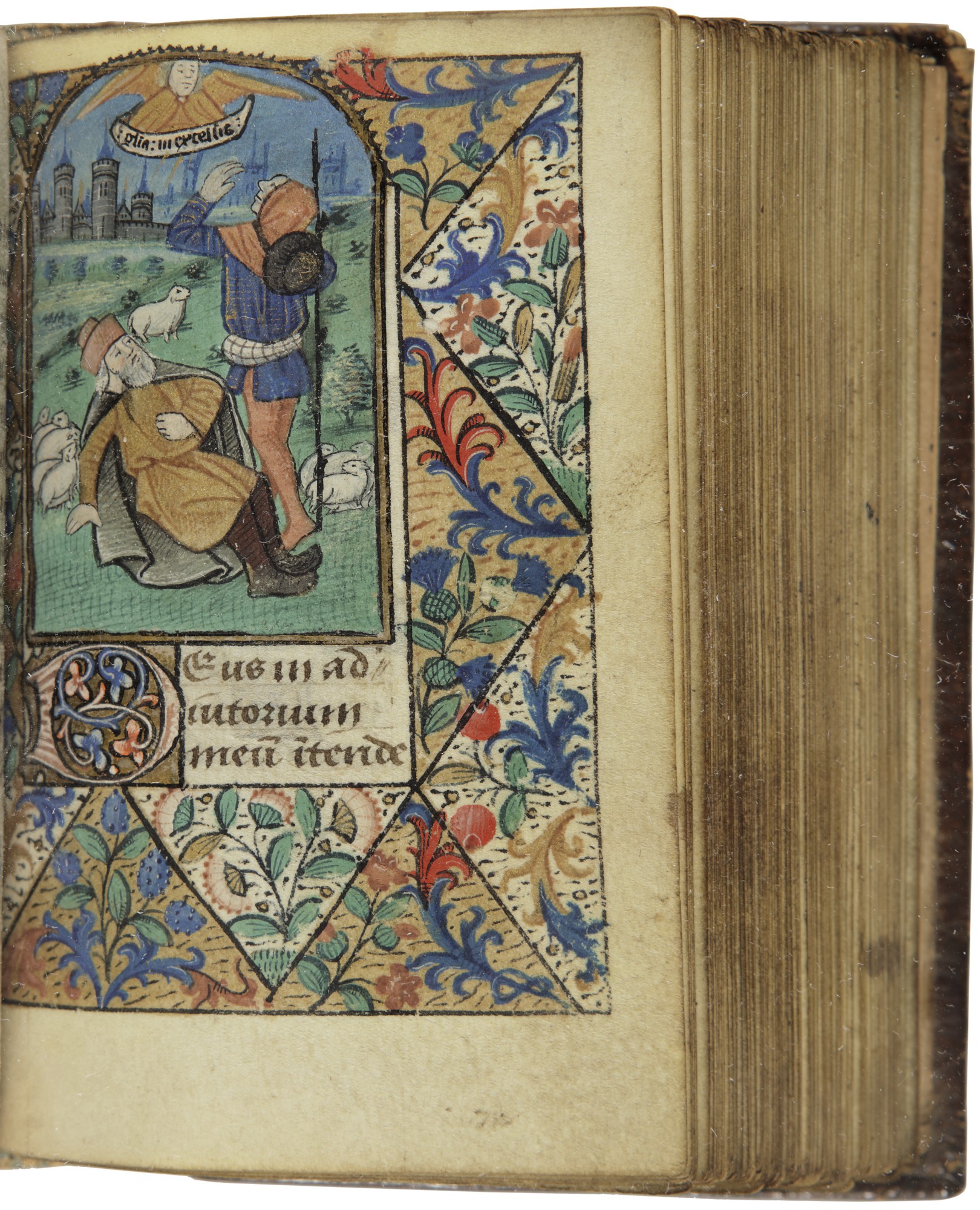 BOOK OF HOURS Manuscript Book of Hours [use of SaintPoldeLéon], in