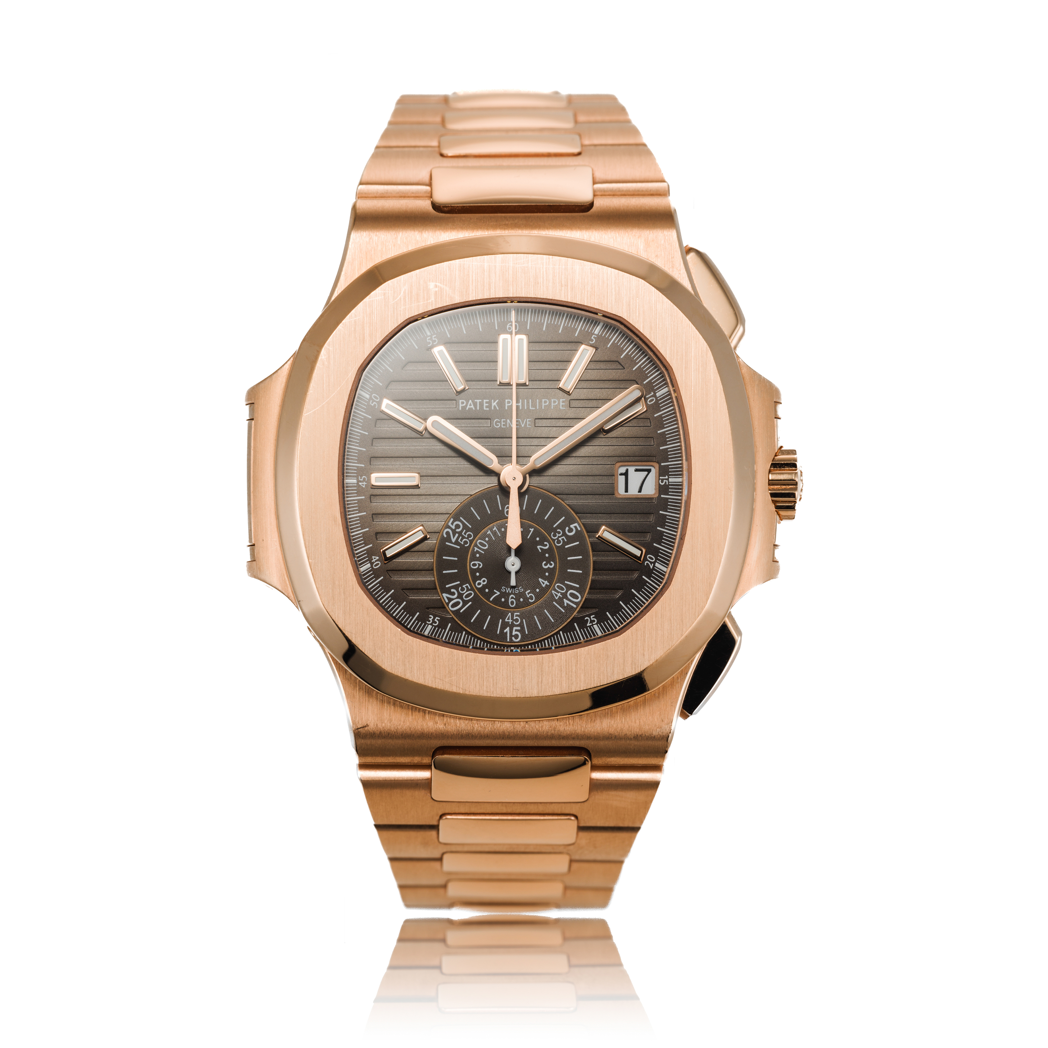 Patek Philippe Nautilus Chronograph Rose Gold Watch 5980/1R