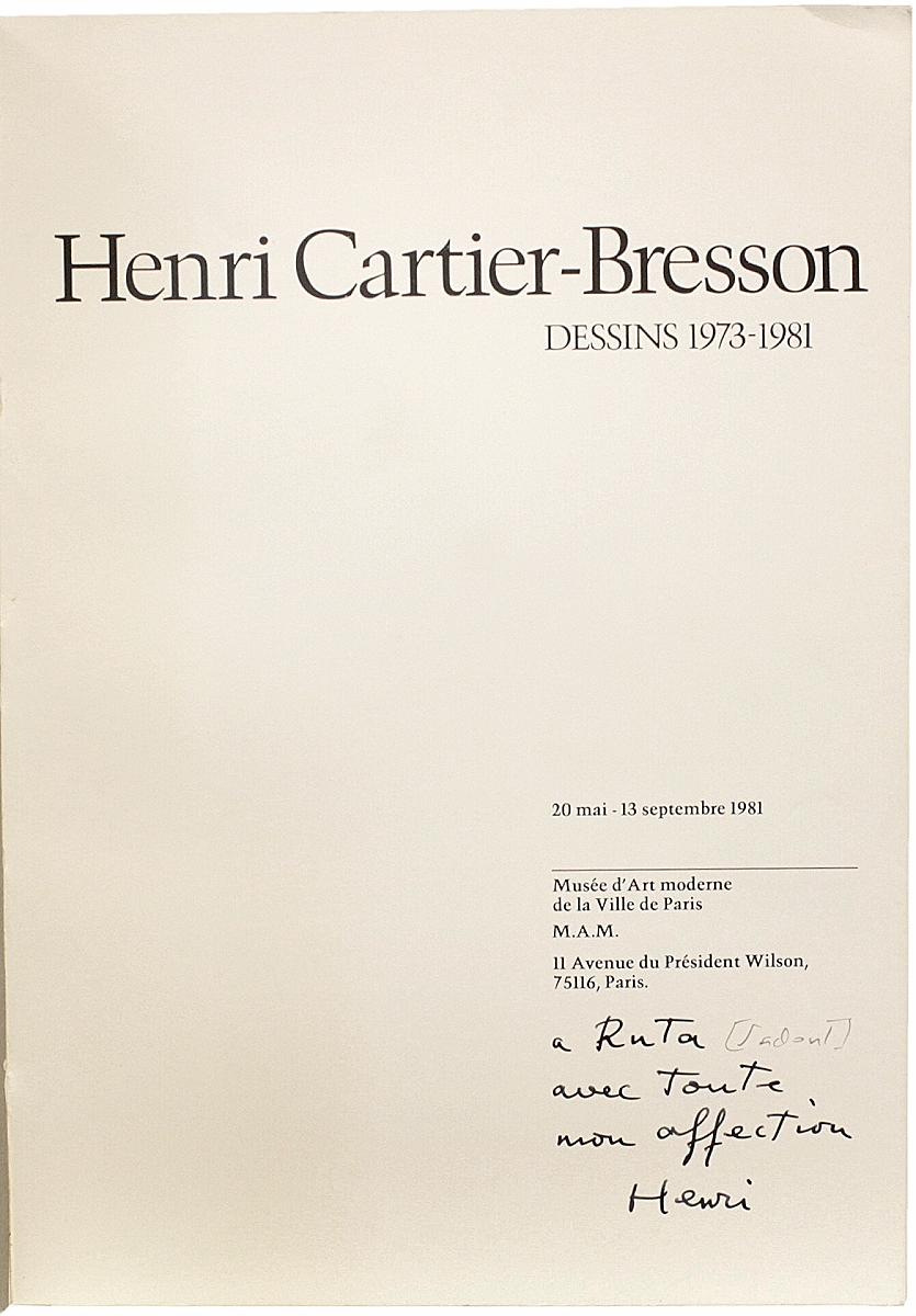 Henri Cartier-Bresson Vintage Dessins 1973–1981 First Edition