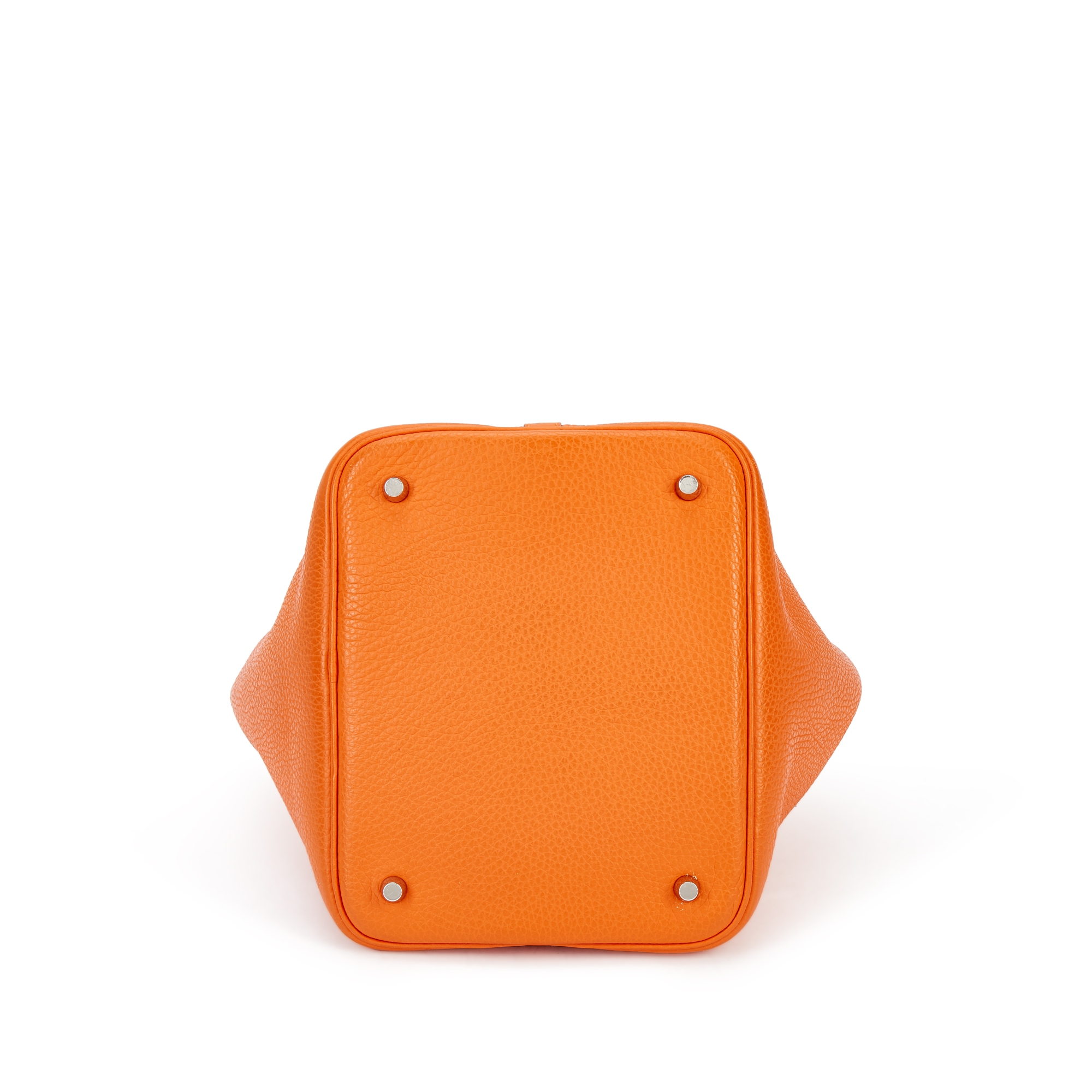Hermès Orange H Clemence Picotin Lock 22 Palladium Hardware, 2013