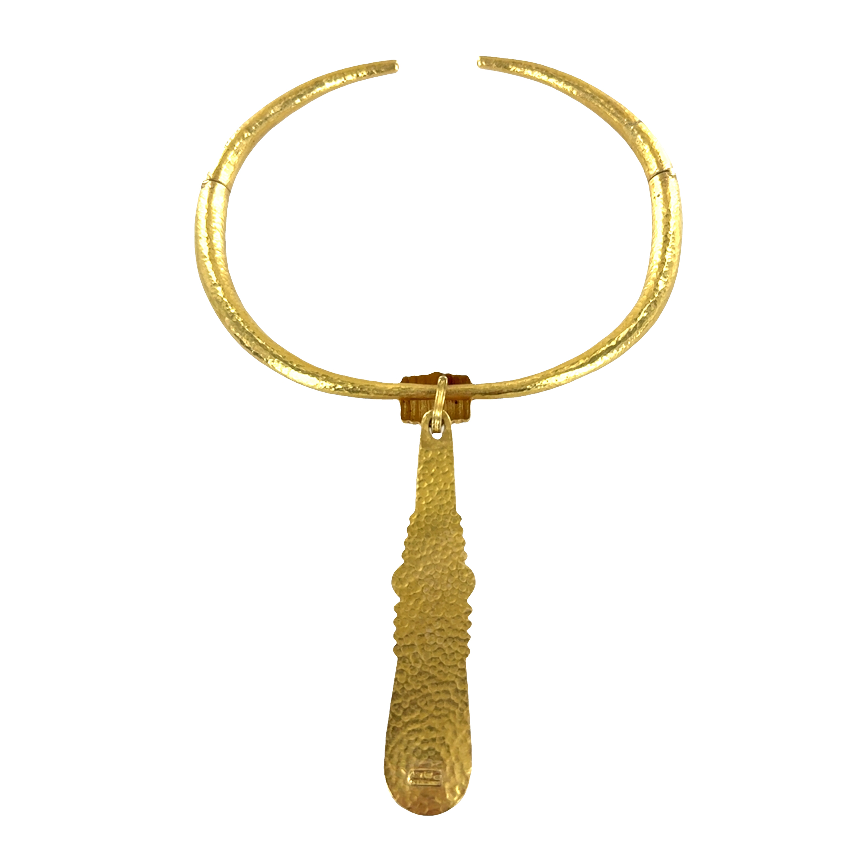 Ilias Lalaounis Vintage Vintage High Karat Gold Collar Necklace