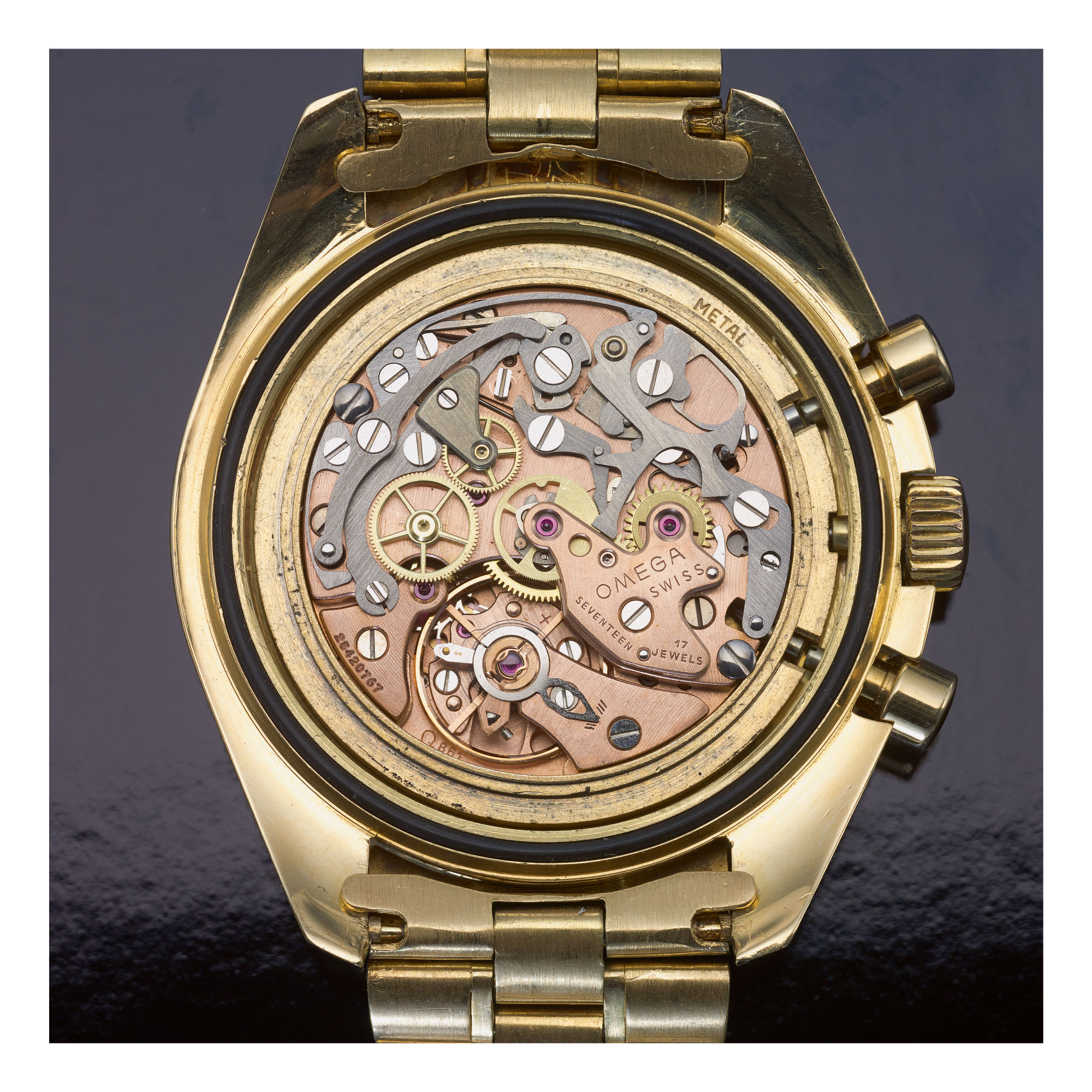 OMEGA SPEEDMASTER REF 145.02269 'APOLLO XI 1969', A YELLOW GOLD