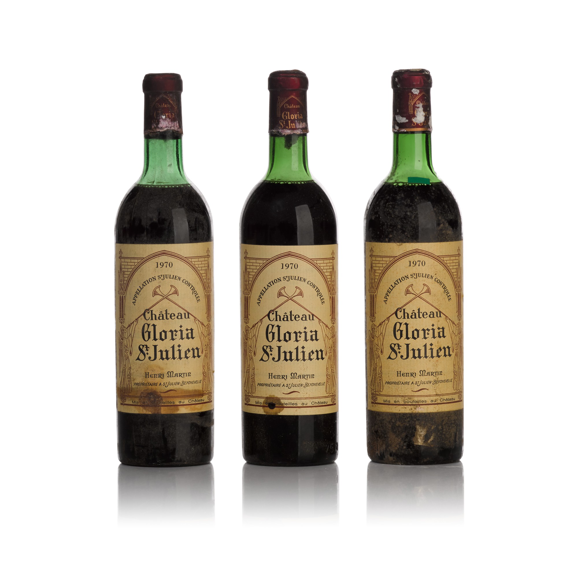 Château Gloria 1970 (3 BT) The Clifford Harris Collection A