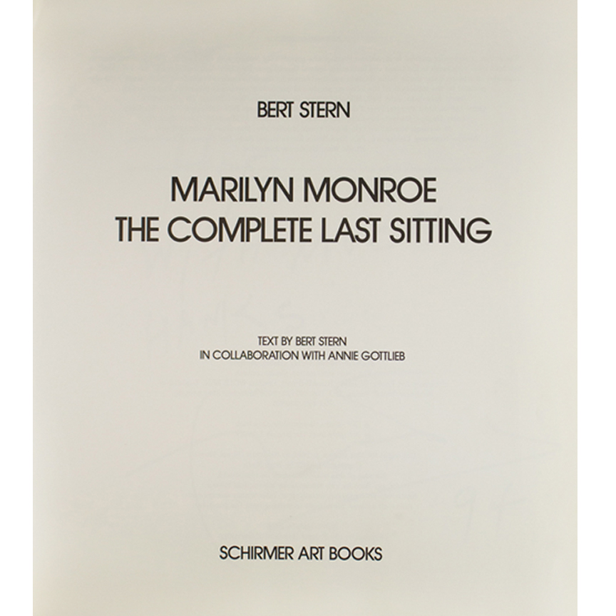 Bert Stern Vintage Marilyn Monroe: The Complete Last Sitting First