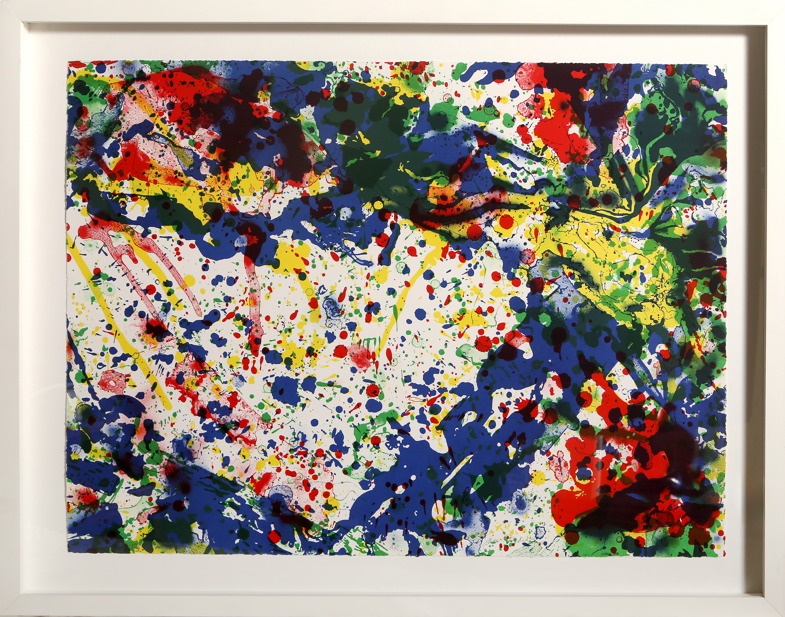 Sam Francis Vintage Untitled (SF 355) Available For Immediate Sale