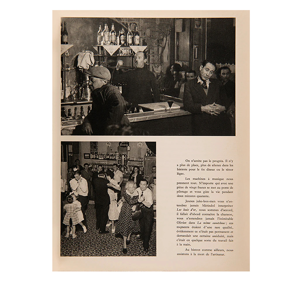 Robert Doisneau, Prévert, Jacques, Robert Giraud Vintage Bistrots
