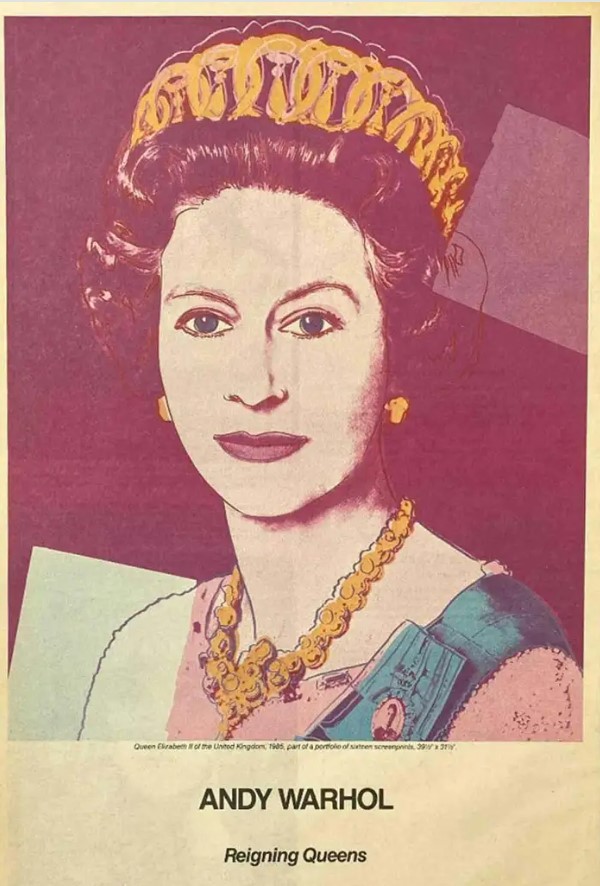 Andy Warhol Vintage Warhol Reigning Queens Advertisements
