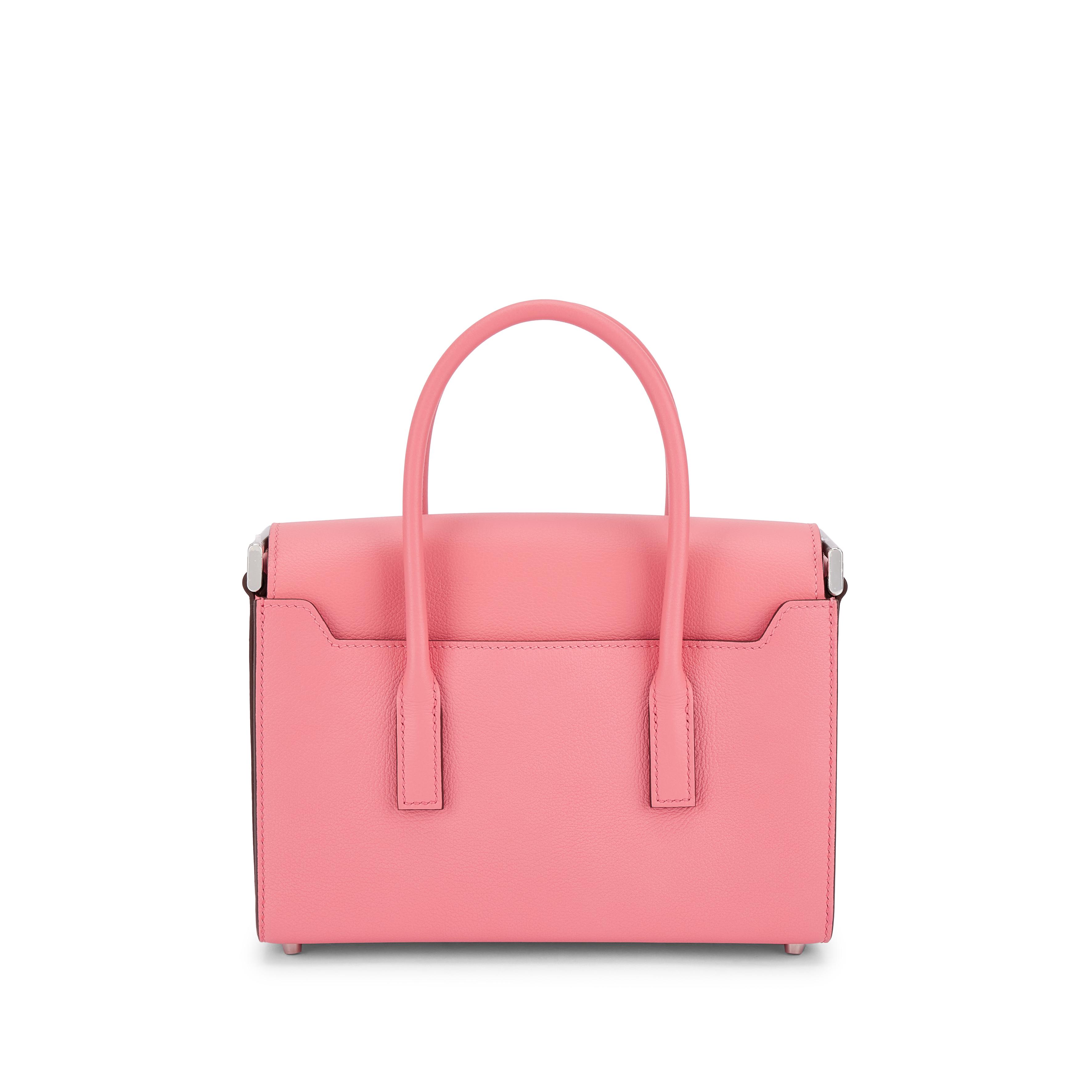 Hermès Rose Azalee Evercolor New Drag 22 Palladium Hardware, 2022