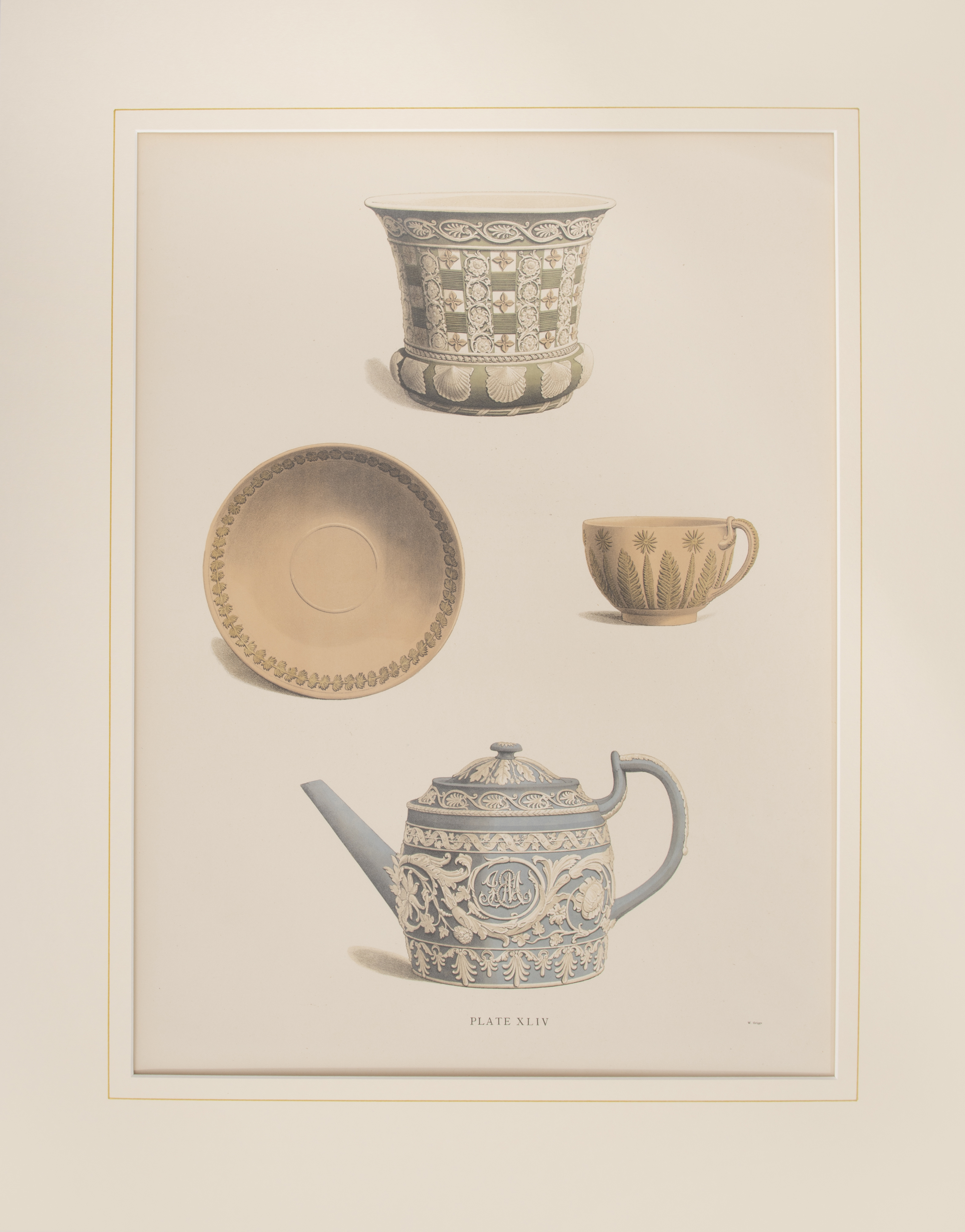 Frederick Rathbone Antique A Cup And Saucer, Flower Pot, And Teapot  Available For Immediate Sale At Sotheby's