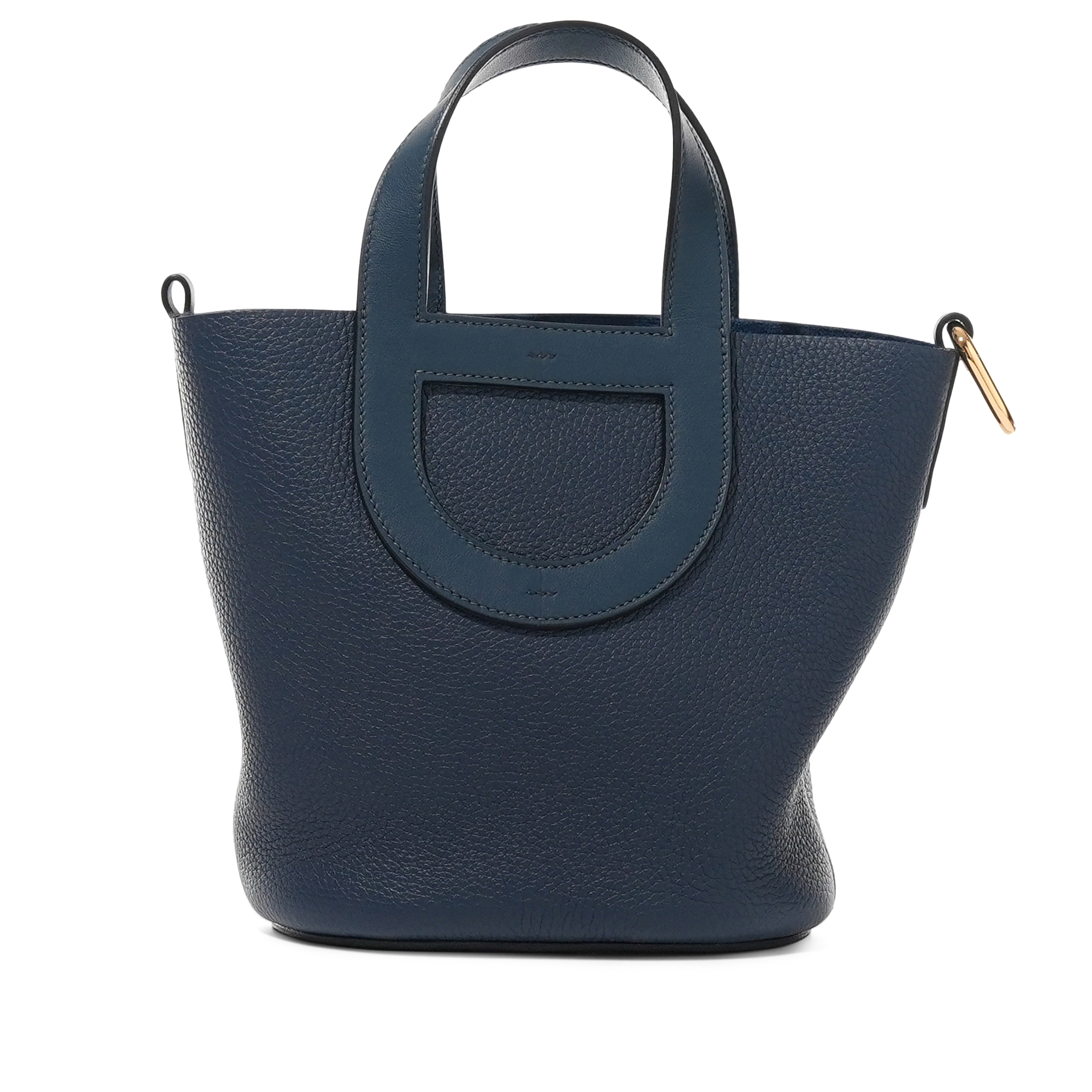 Hermès Black Clemence And Swift In-the-Loop 18 Gold Hardware, 2023