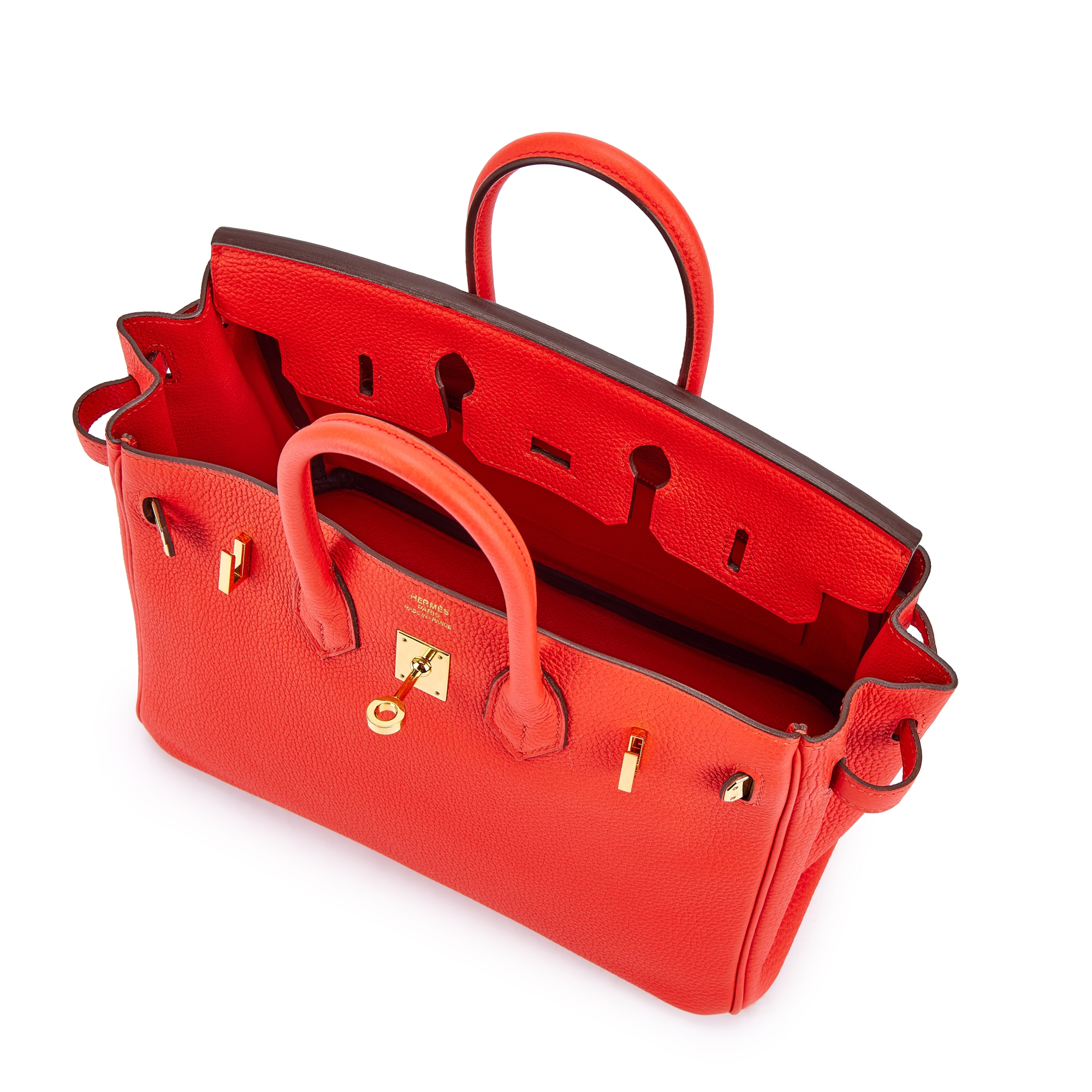 Hermès Capucine Togo Birkin 25 Gold Hardware, 2018 Available For