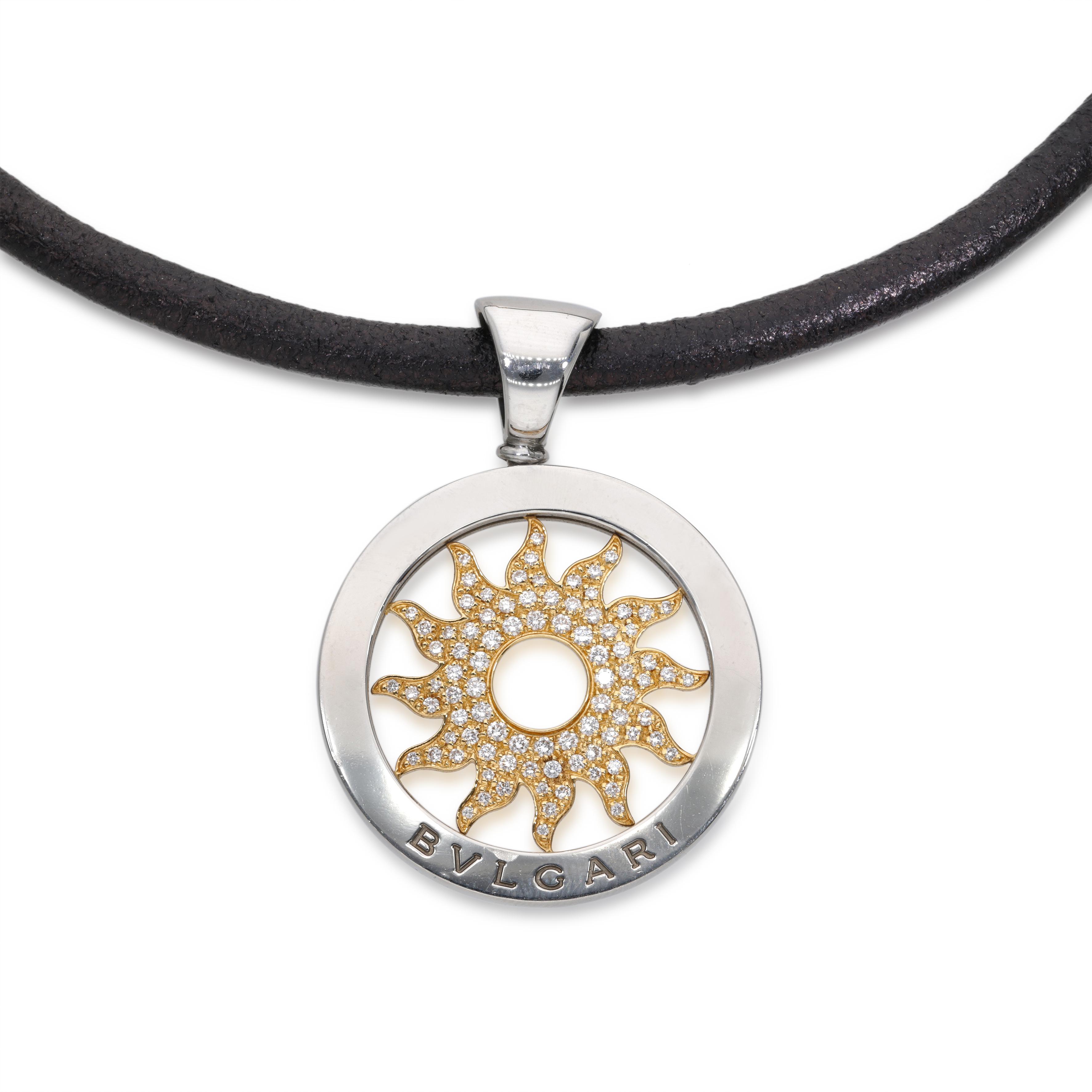Bulgari Tondo Necklace Bvlgari Sun Pendant Necklace Bvlgari Gold