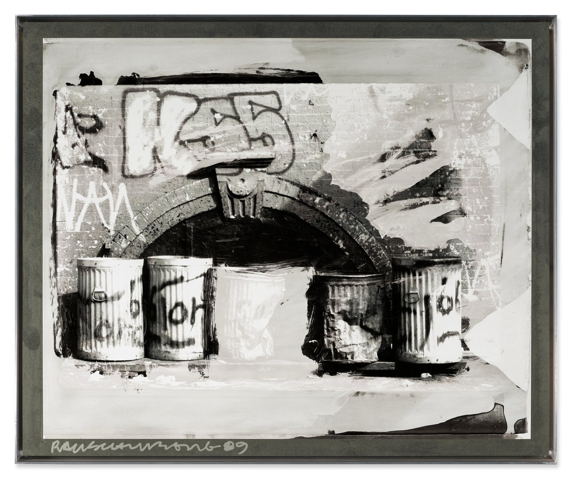 Trash Cans IV (from the Bleacher Series) Contemporary Photographs