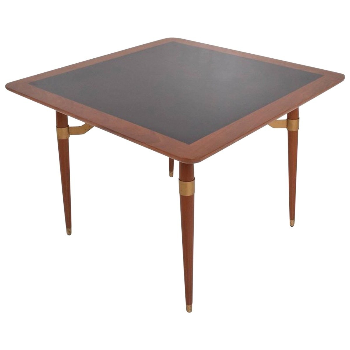Vintage MidCentury Modern Inset Game Table Available For Immediate