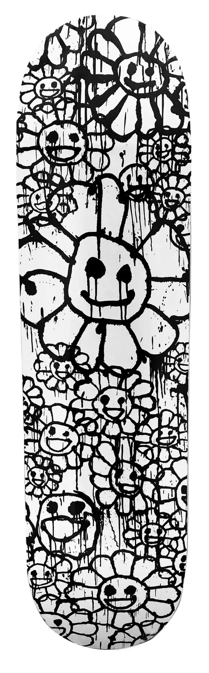 村上隆 FLOWER SKATEBOARD DECK BLACK 村上隆 FLOWER SKATEBOARD DECK BLACK Takashi Murakami