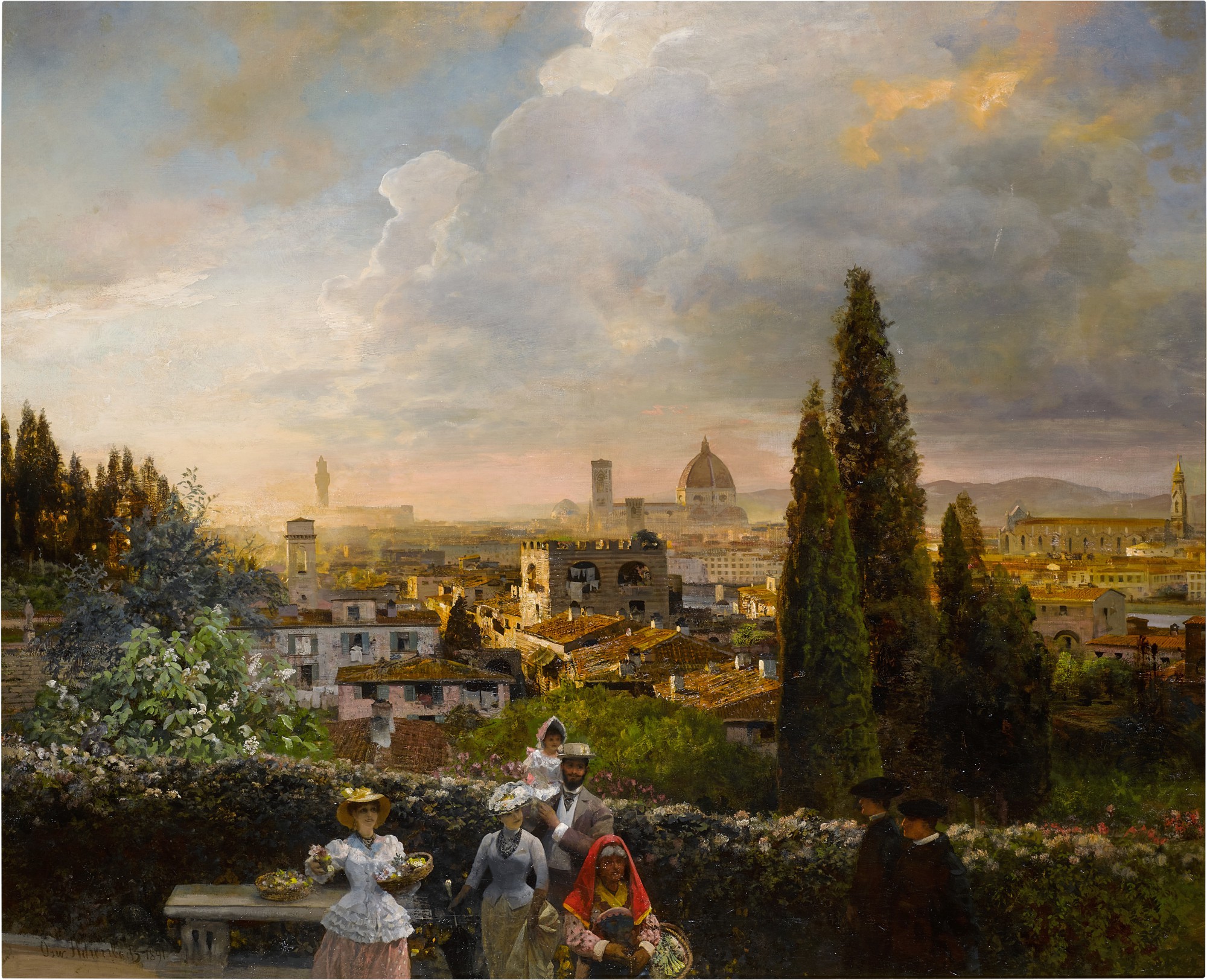 Terasse sur les hauteurs de Florence Belle Époque Splendor The