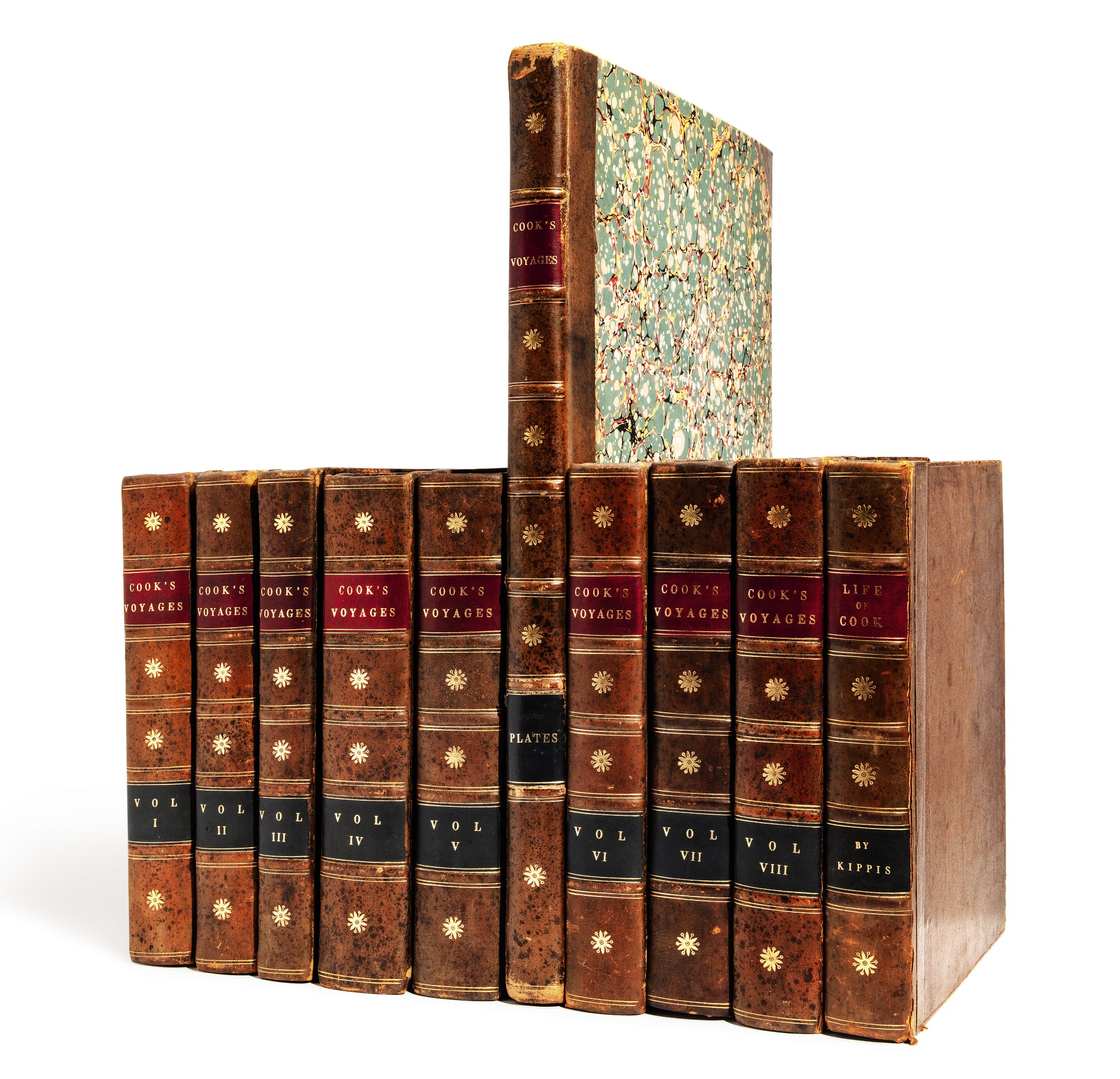 COOK, CAPTAIN JAMES set of the Voyages of Captain Cook