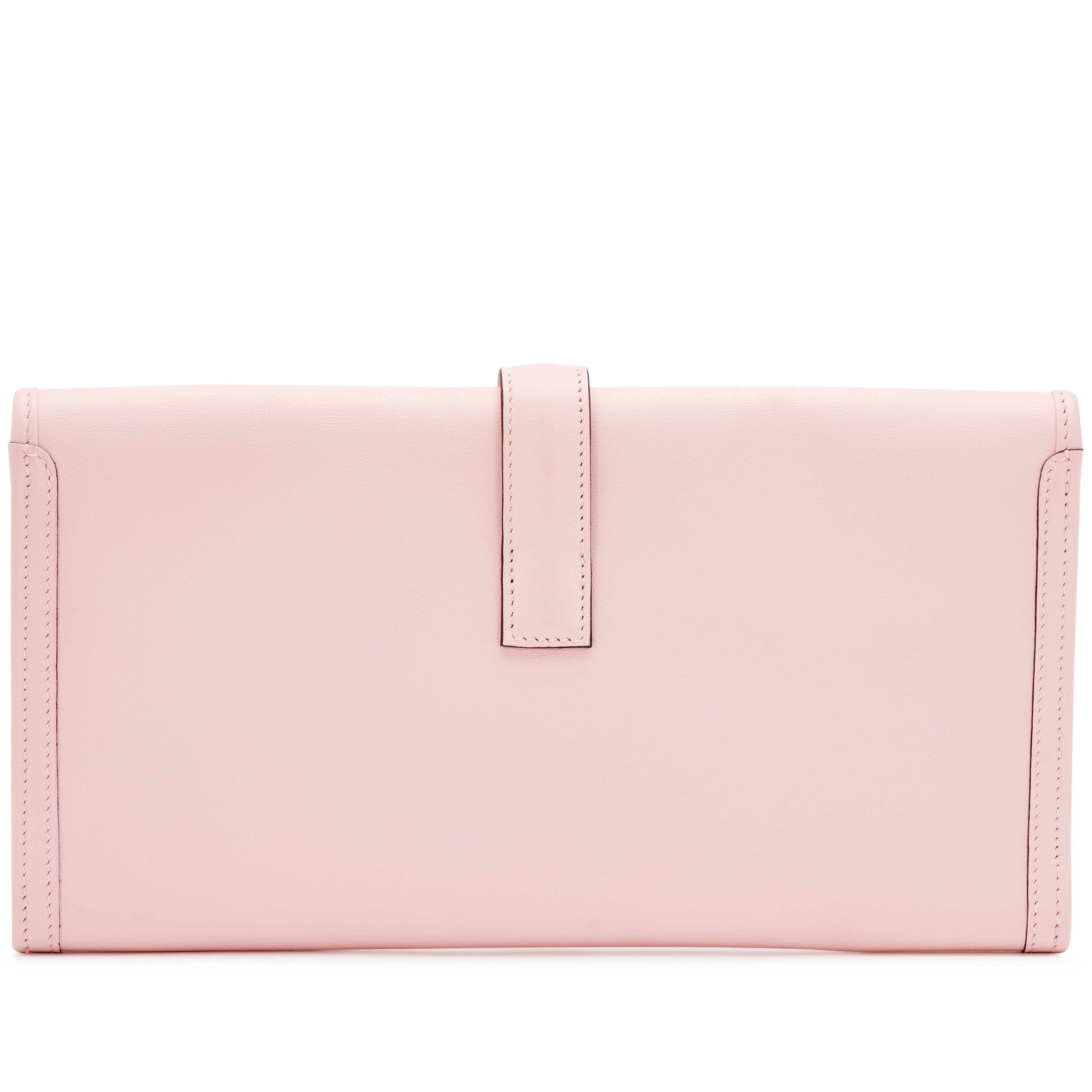 Hermès Rose Sakura Swift Jige Elan 29 Clutch, 2019 Available For