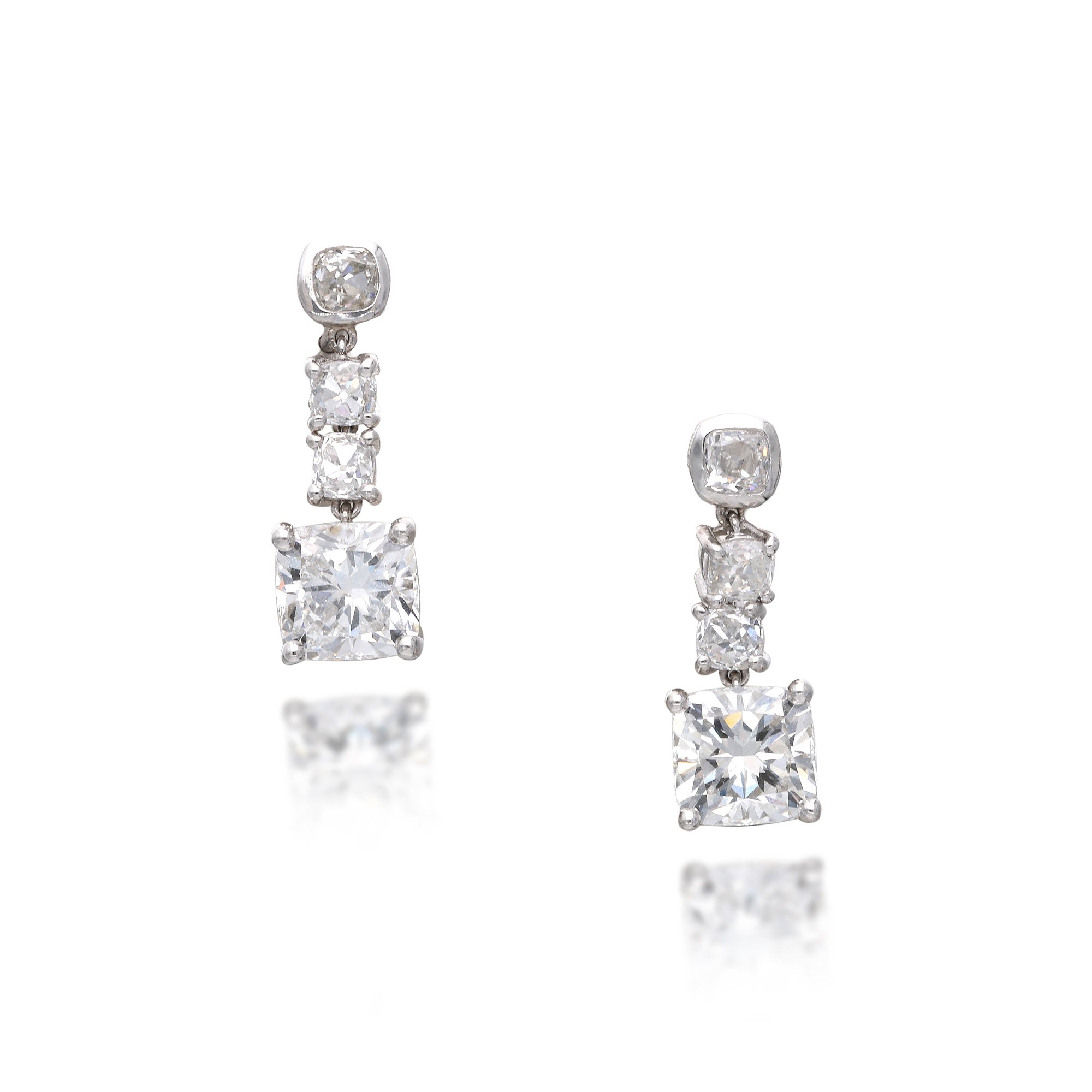 Platinum And Diamond Earrings Available For Immediate Sale At Sotheby s platinum-and-diamond-earrings-available-for-immediate-sale-at-sotheby-s