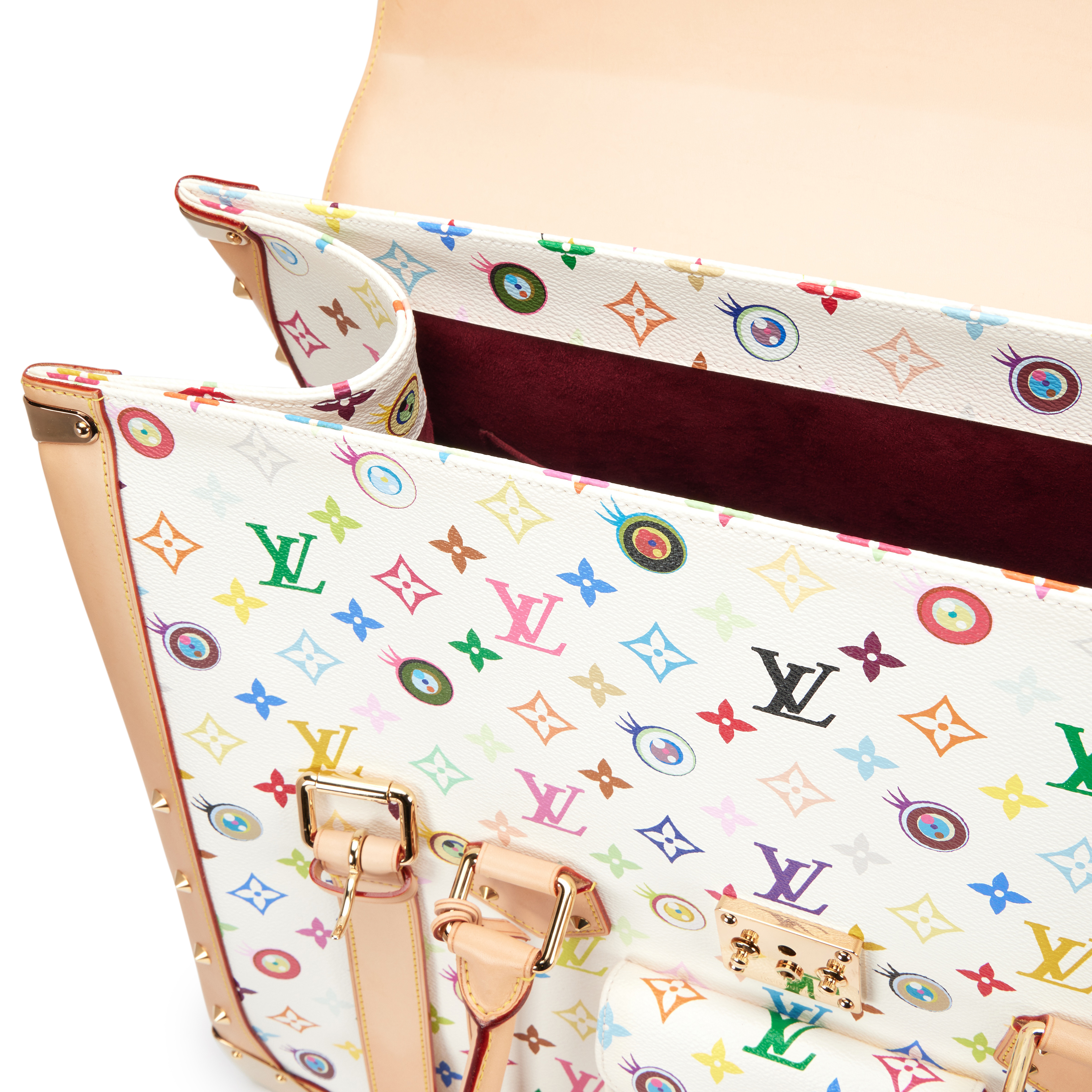 ルイジ・ギッリ It's beautiful here, isn't it... Louis Vuitton Takashi Murakami White Multicolore Eye Dare