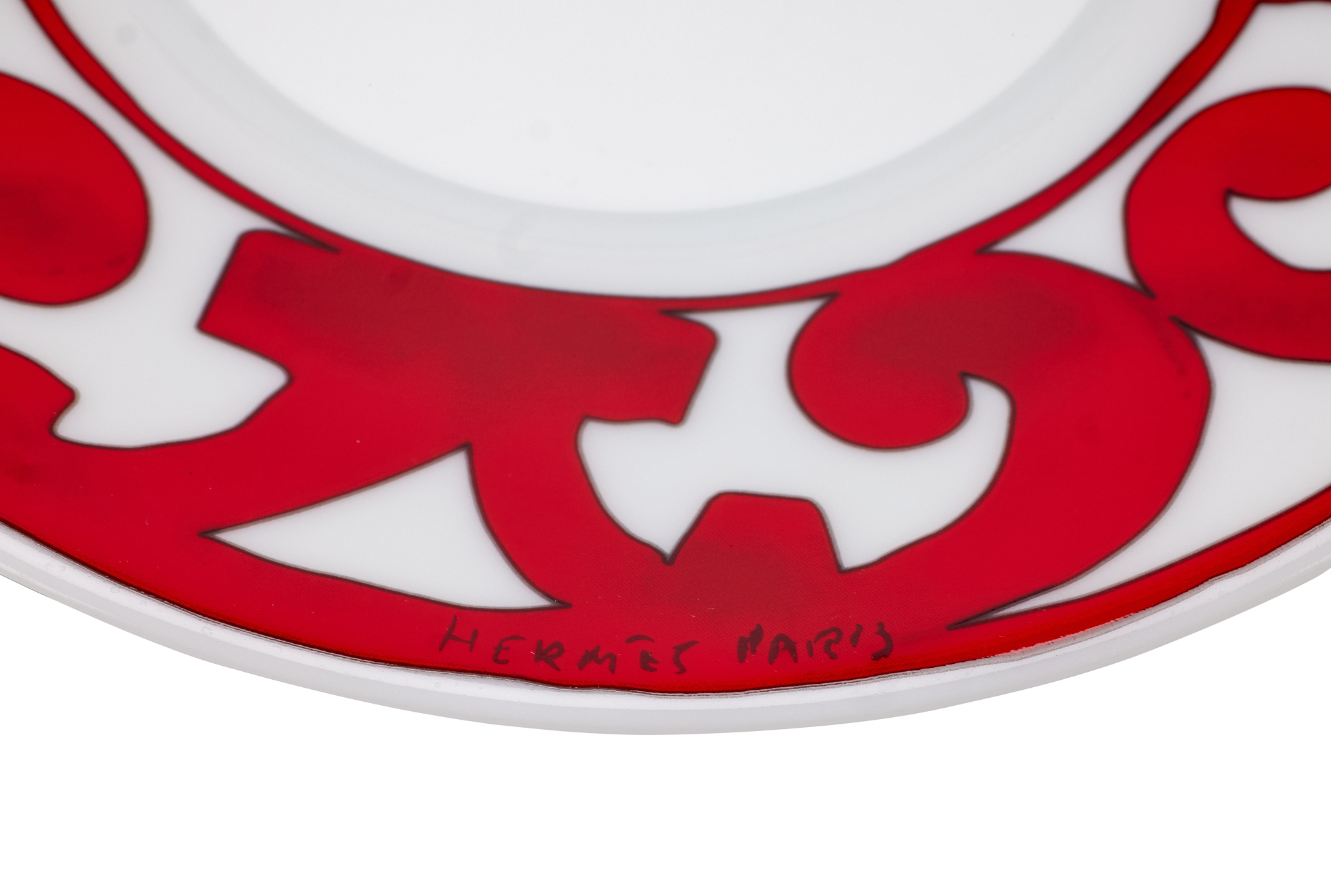 Assiettes à Soupe Hermès 'Balcon Du Guadalquivir' - Paire De 2, Porcelaine, Diamètre 22 Cm - Neuf Sous Boîte (NIB) - Collection 2022