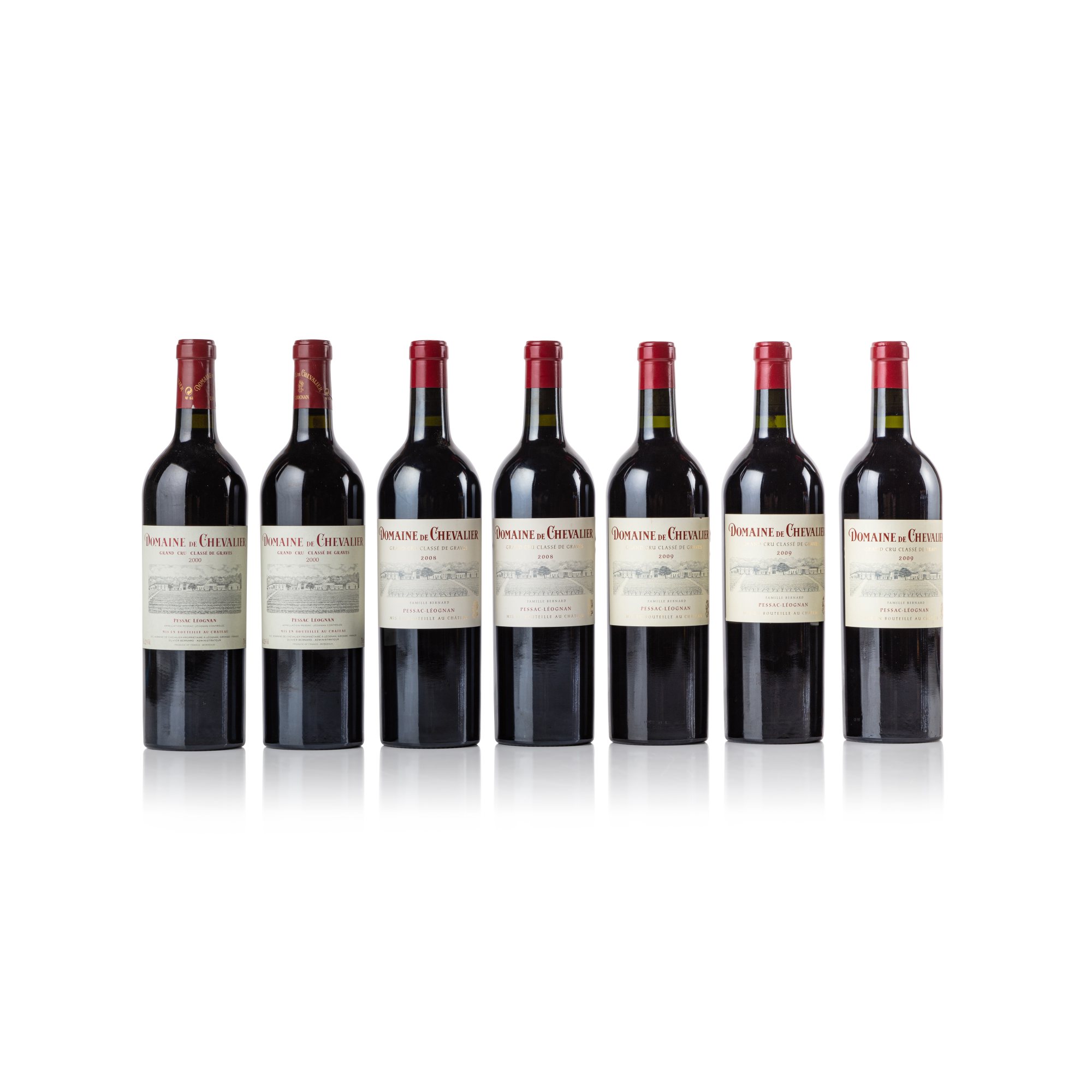 Domaine de Chevalier Rouge "Vertical" (7 BT) Spectacular Cellars from