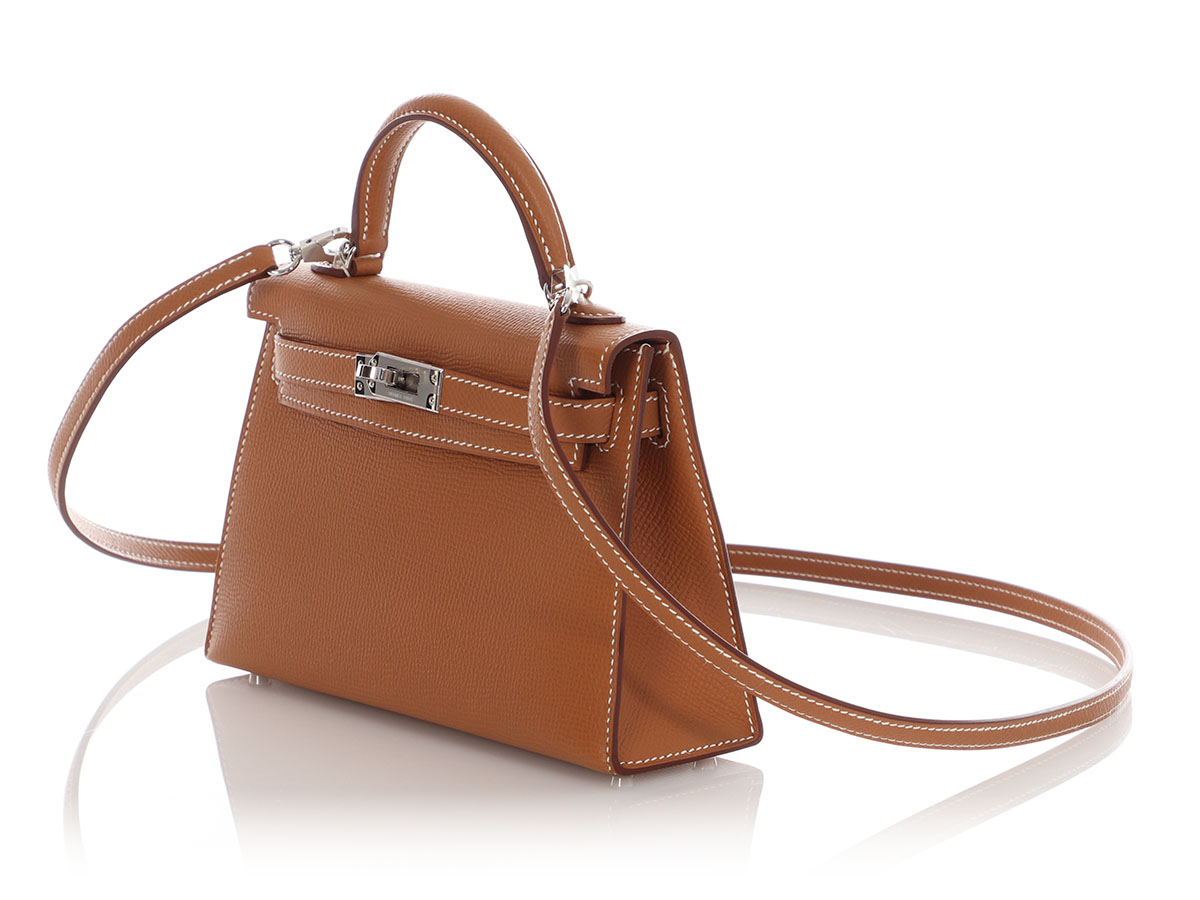 Hermès Gold Epsom Mini Kelly 20 II Palladium Hardware, 2024 - Image 4