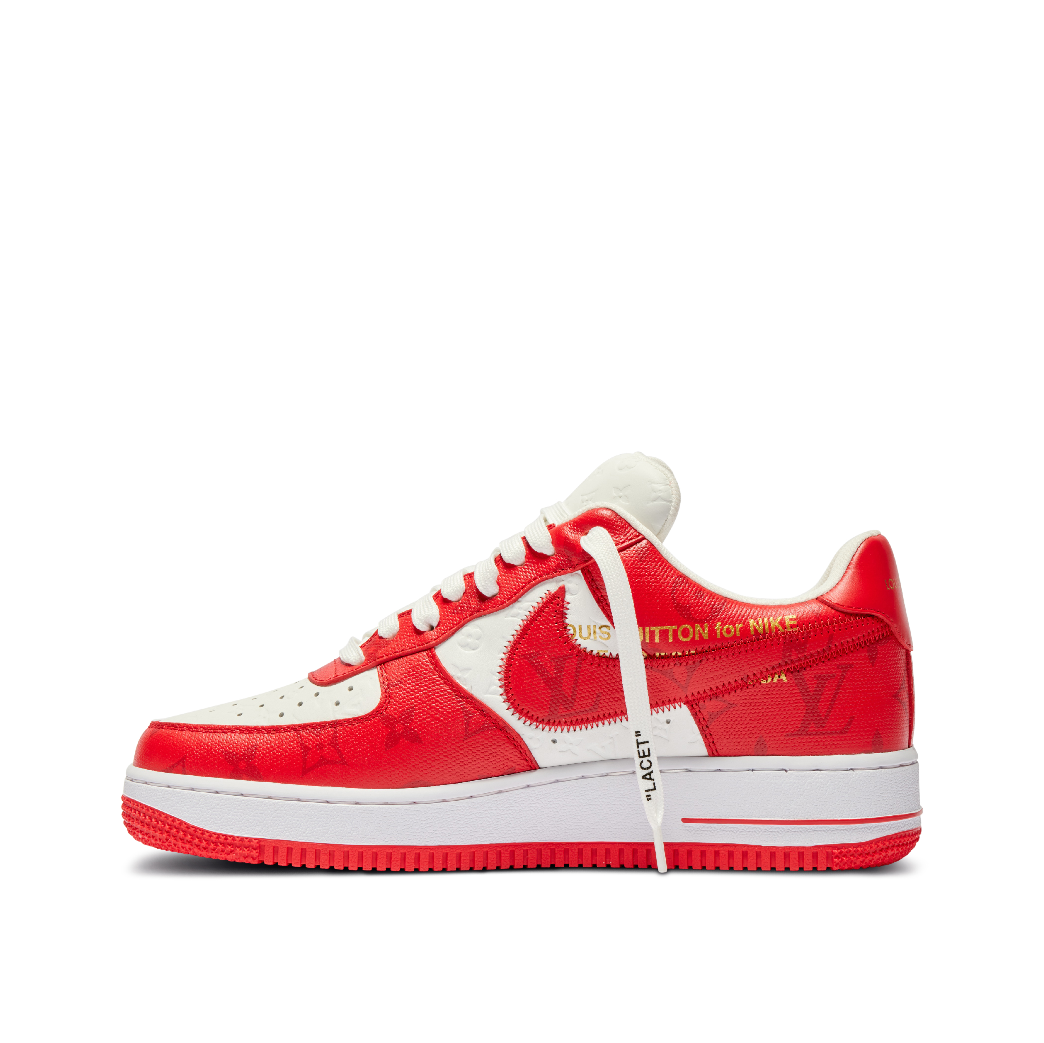 Louis Vuitton X Nike Louis Vuitton X Nike Air Force 1 Red