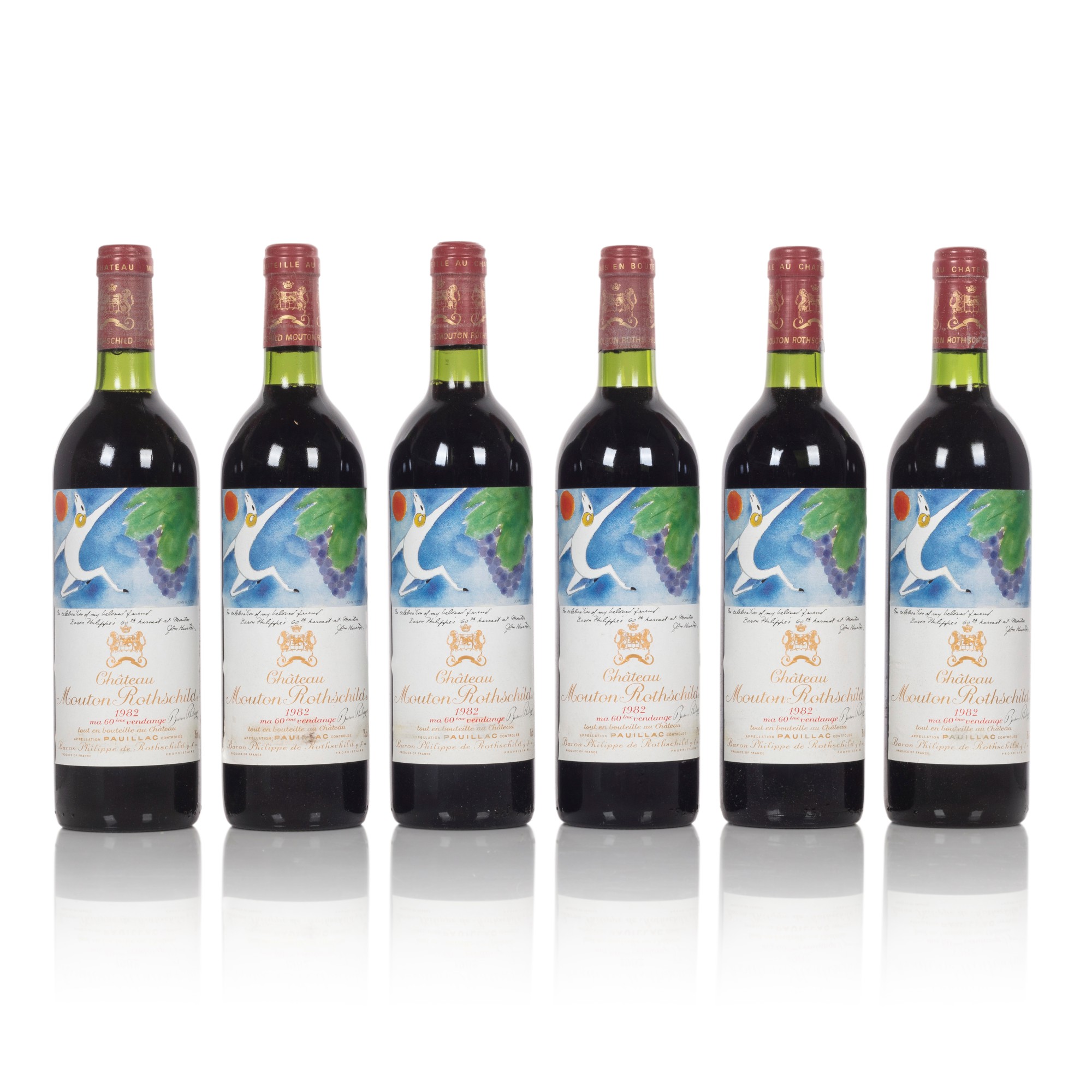 Château Mouton Rothschild 1982 (12 BT) Icons Only The Best of Burgundy & Bordeaux A Single