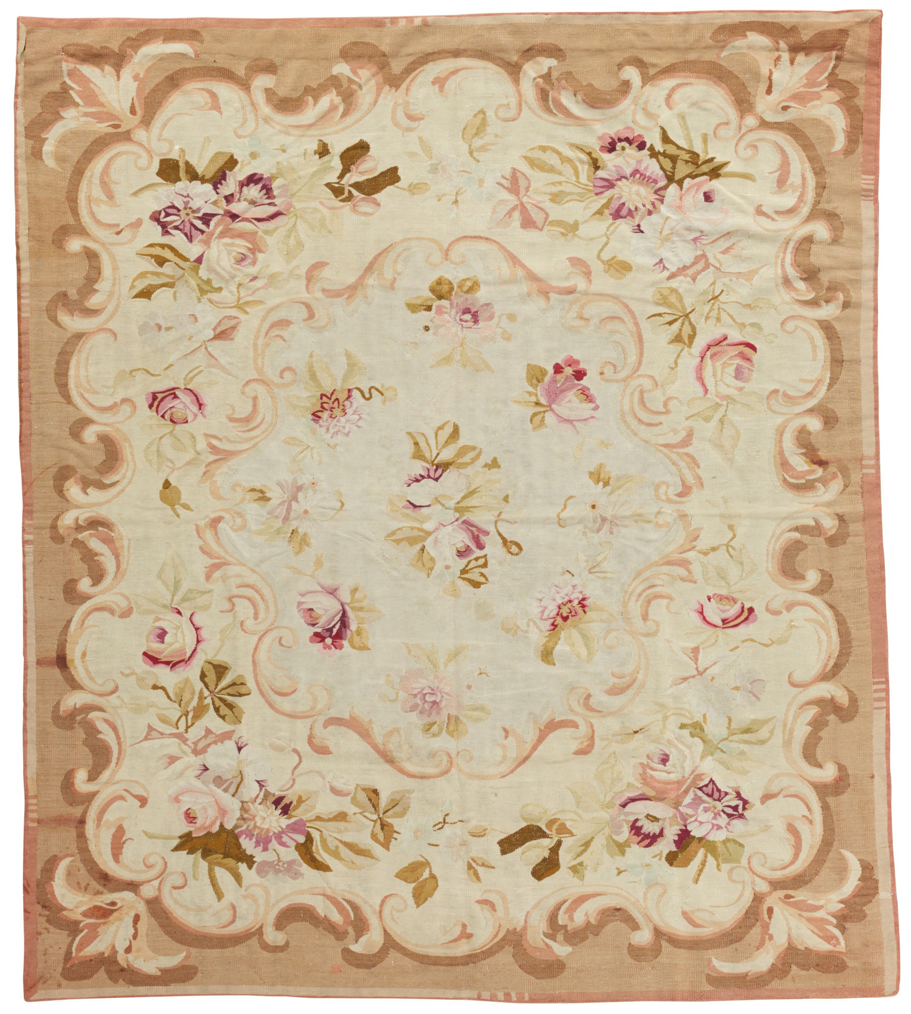 Two Aubusson carpets, Louis Phillipe, France, circa 1840 Town