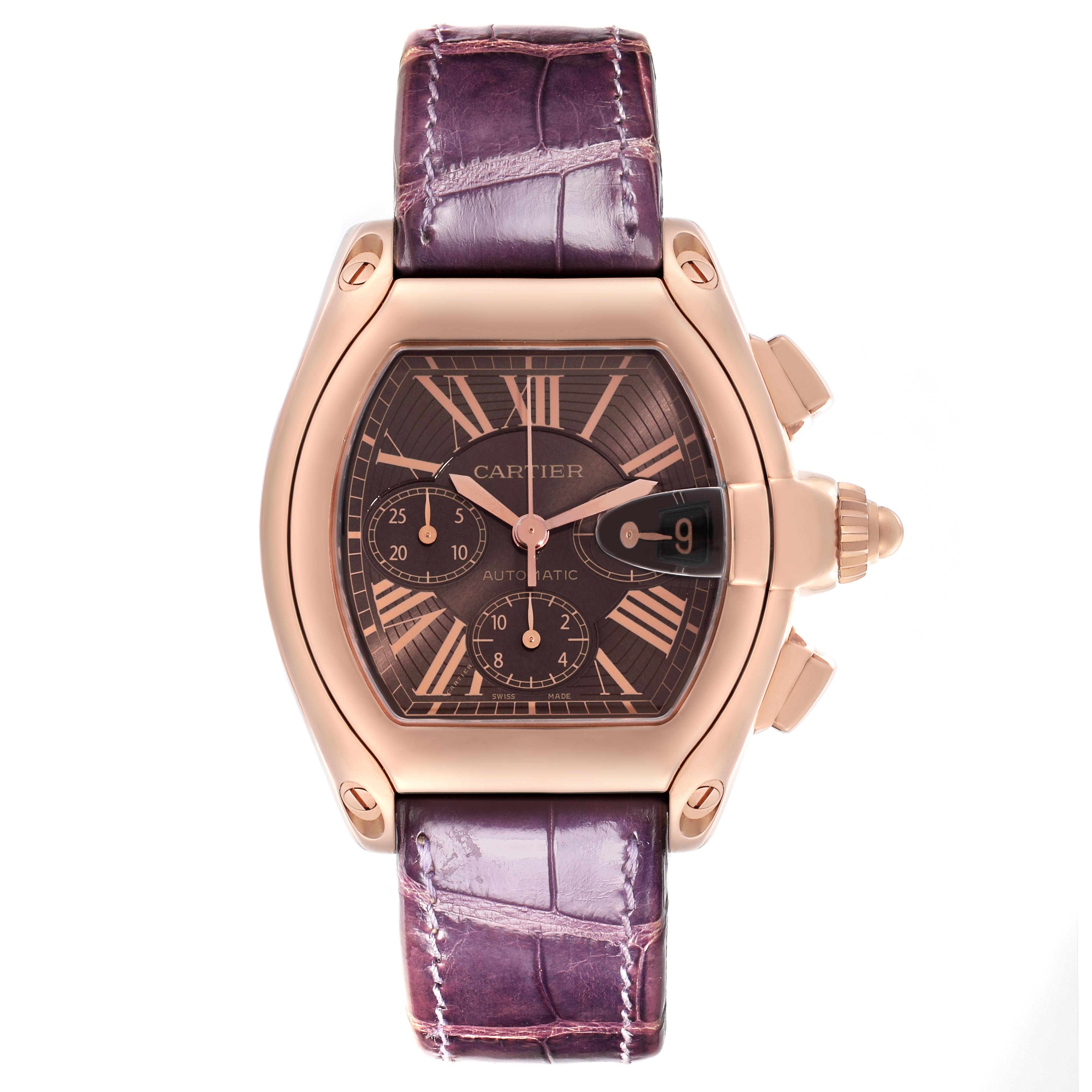 Cartier クォーツ 時計 Cartier Cartier Roadster (Reference W62042Y5). A Rose Gold