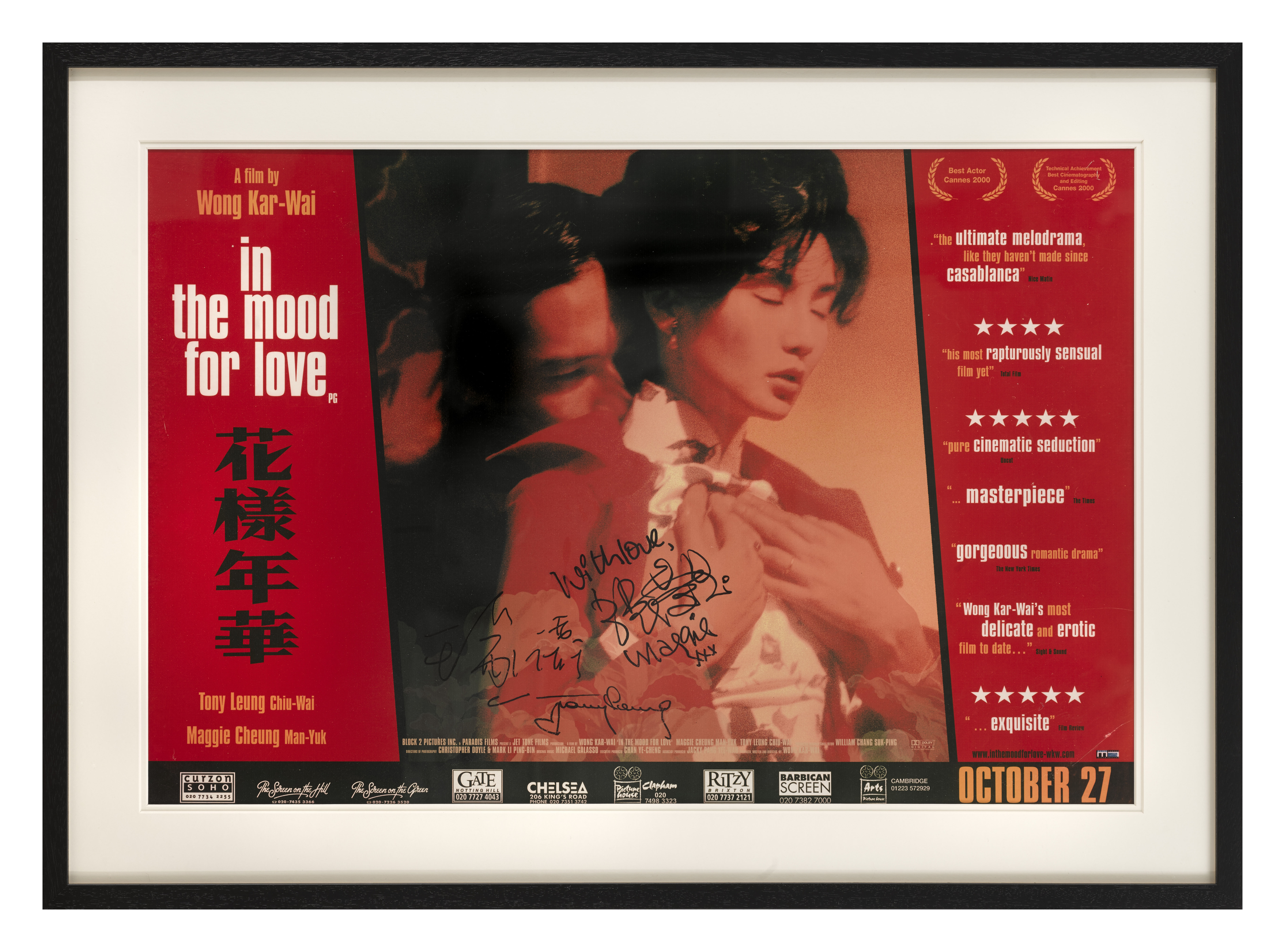 Vintage Signed Fa Yeung Nin Wah / In The Mood For Love Movie