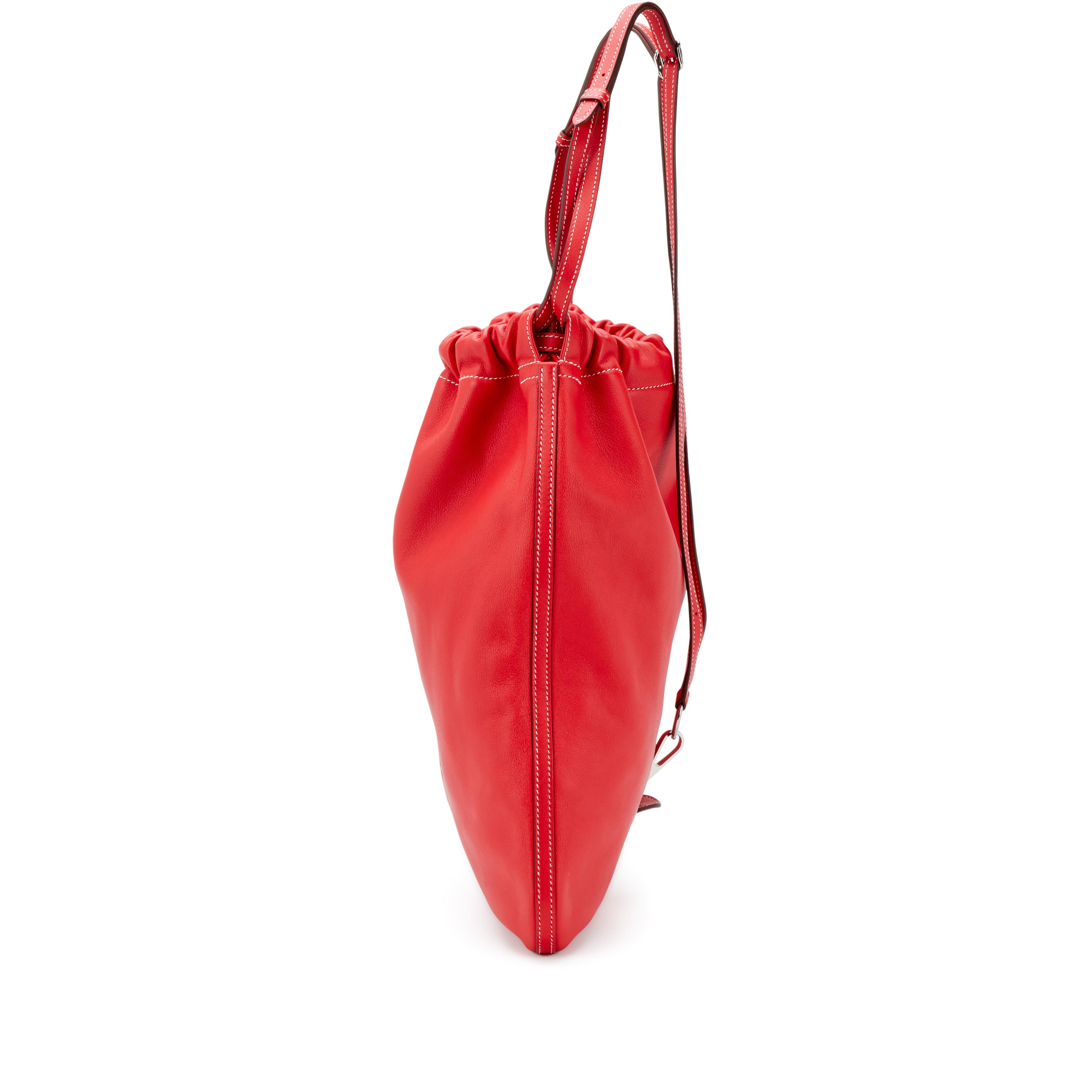 Backpack Sale Hermes Bridado Backpack Hermès Rouge De Cœur Cheri