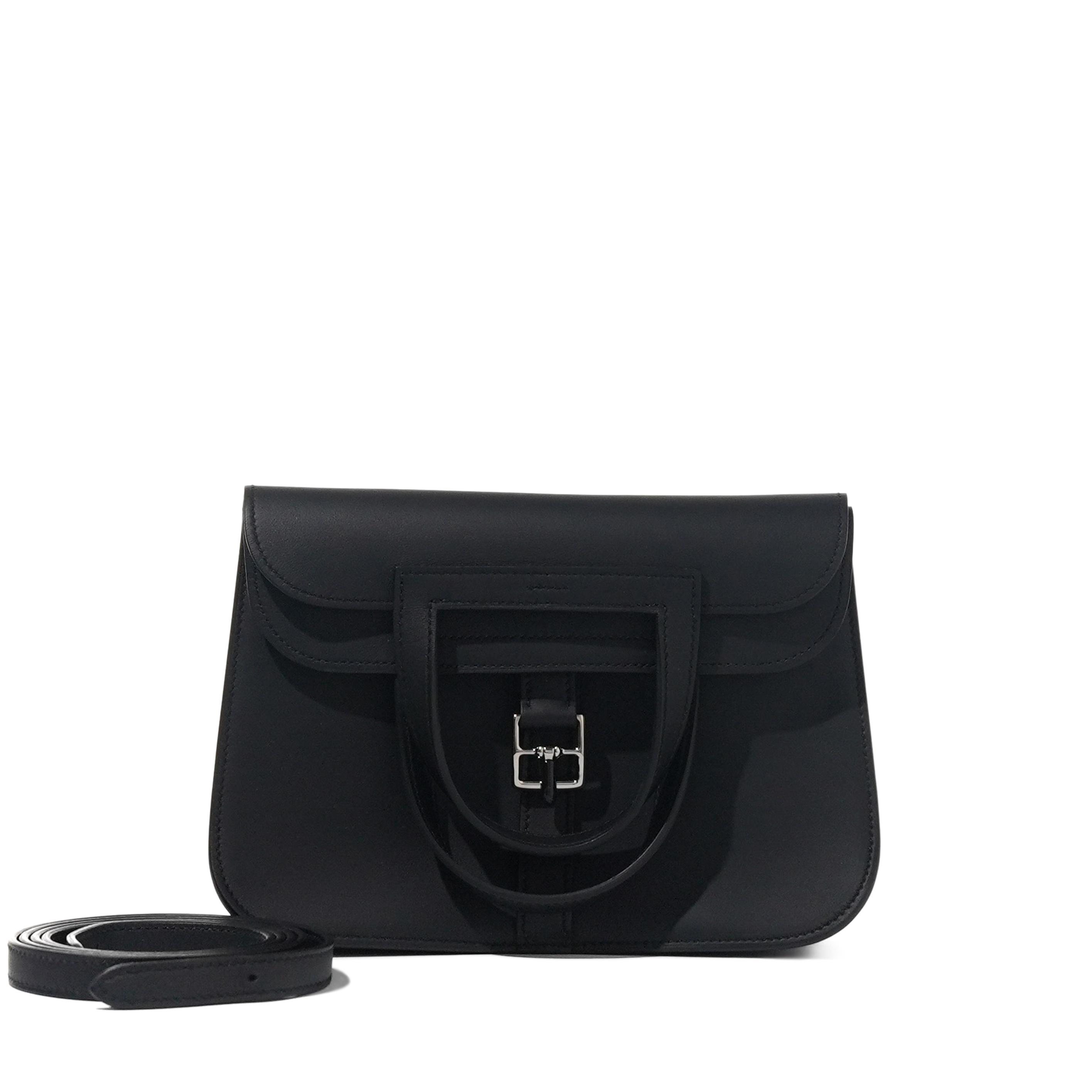 Hermès Black Swift Mini Halzan 21 Palladium Hardware, 2025