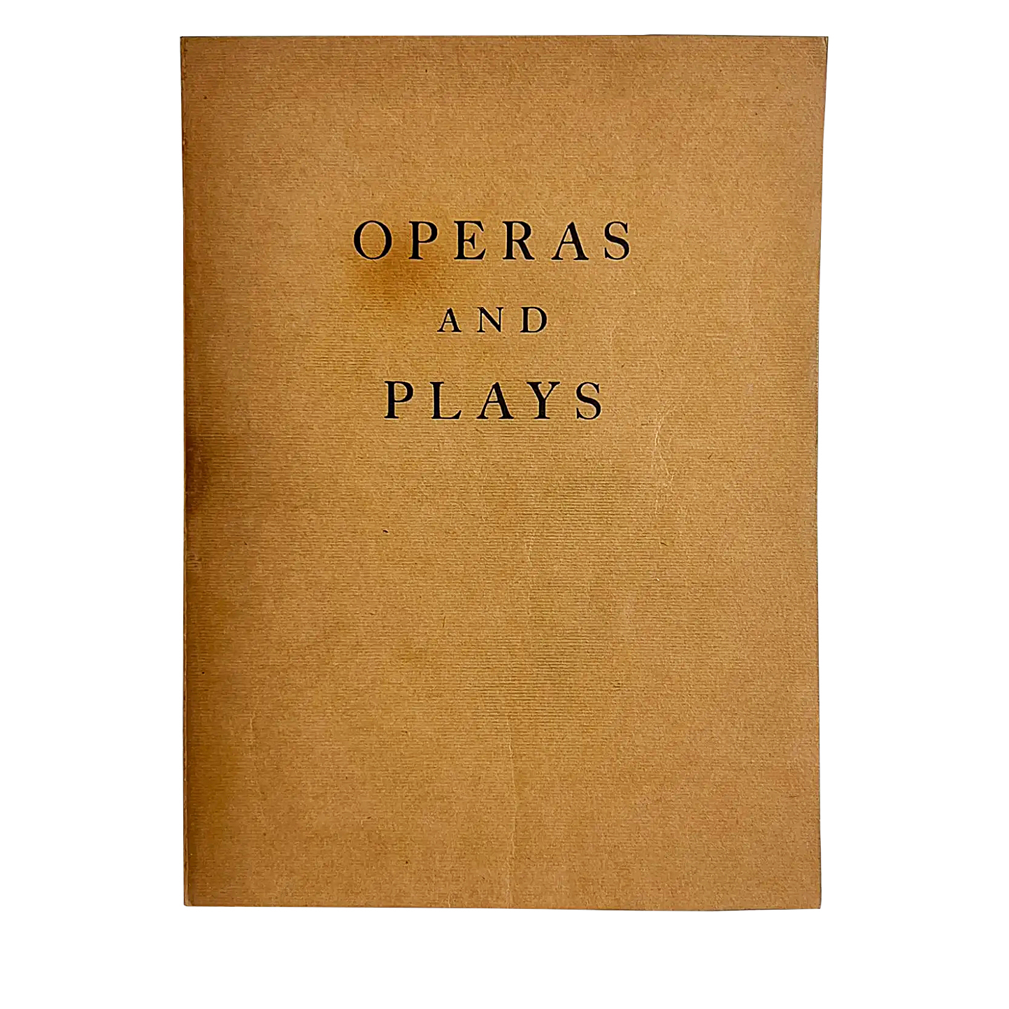 Stein, Gertrude Vintage Operas And Plays First Edition Available