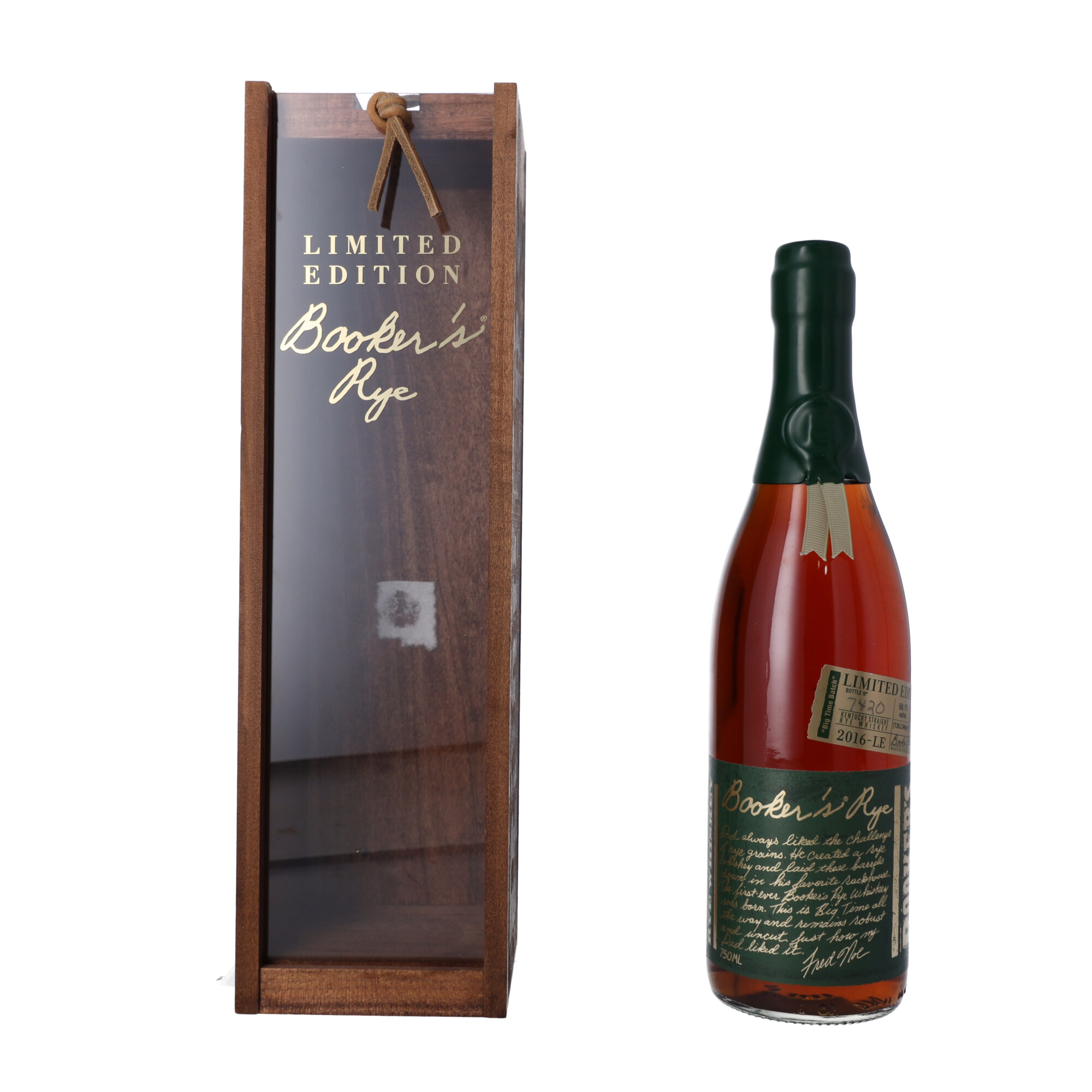 Booker's Rye 13 Year Old Big Time Batch 68.1 abv NV (1 BT75 ...