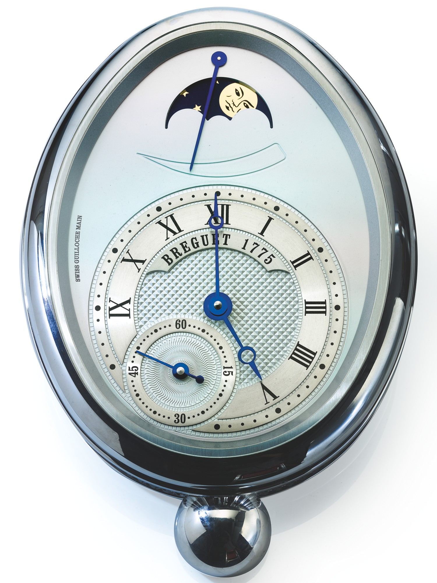 BREGUET A STAINLESS STEEL WALL CLOCK CIRCA 2010 Watches Online