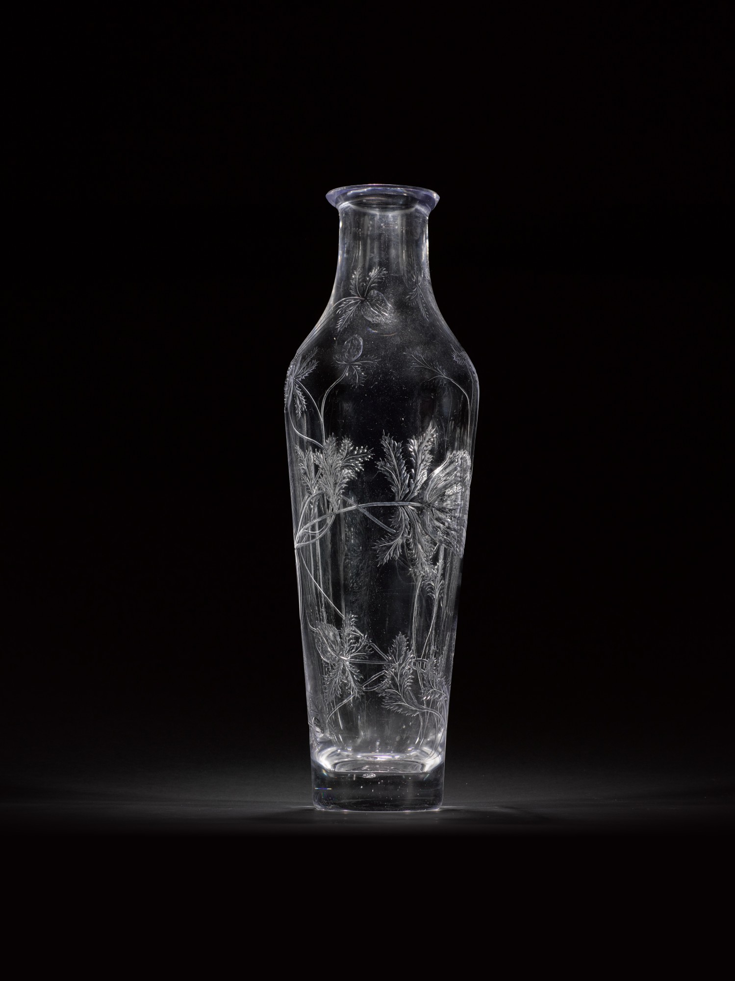 A large glass vase, Imperial Glass Factory, St Petersburg, Period of